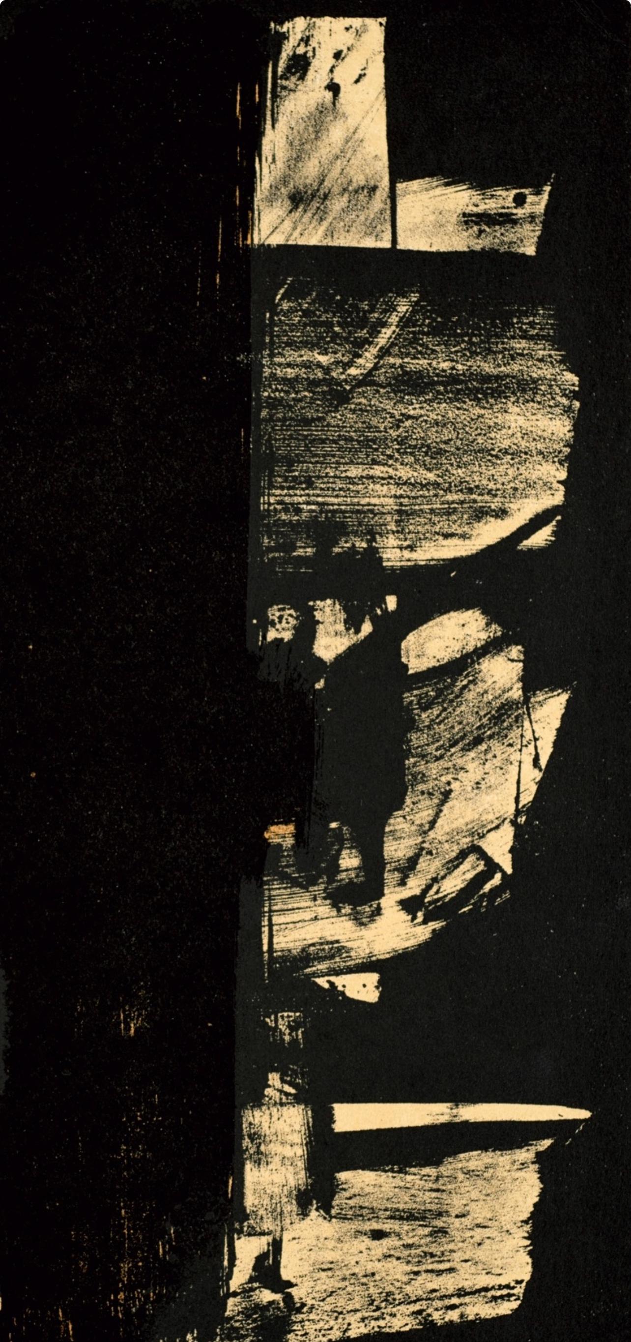 Pierre Soulages, Lithographie n.9 (Rivière 9; Encrevé et Miessner 54), XXe siècle, Limited Edition Lithograph