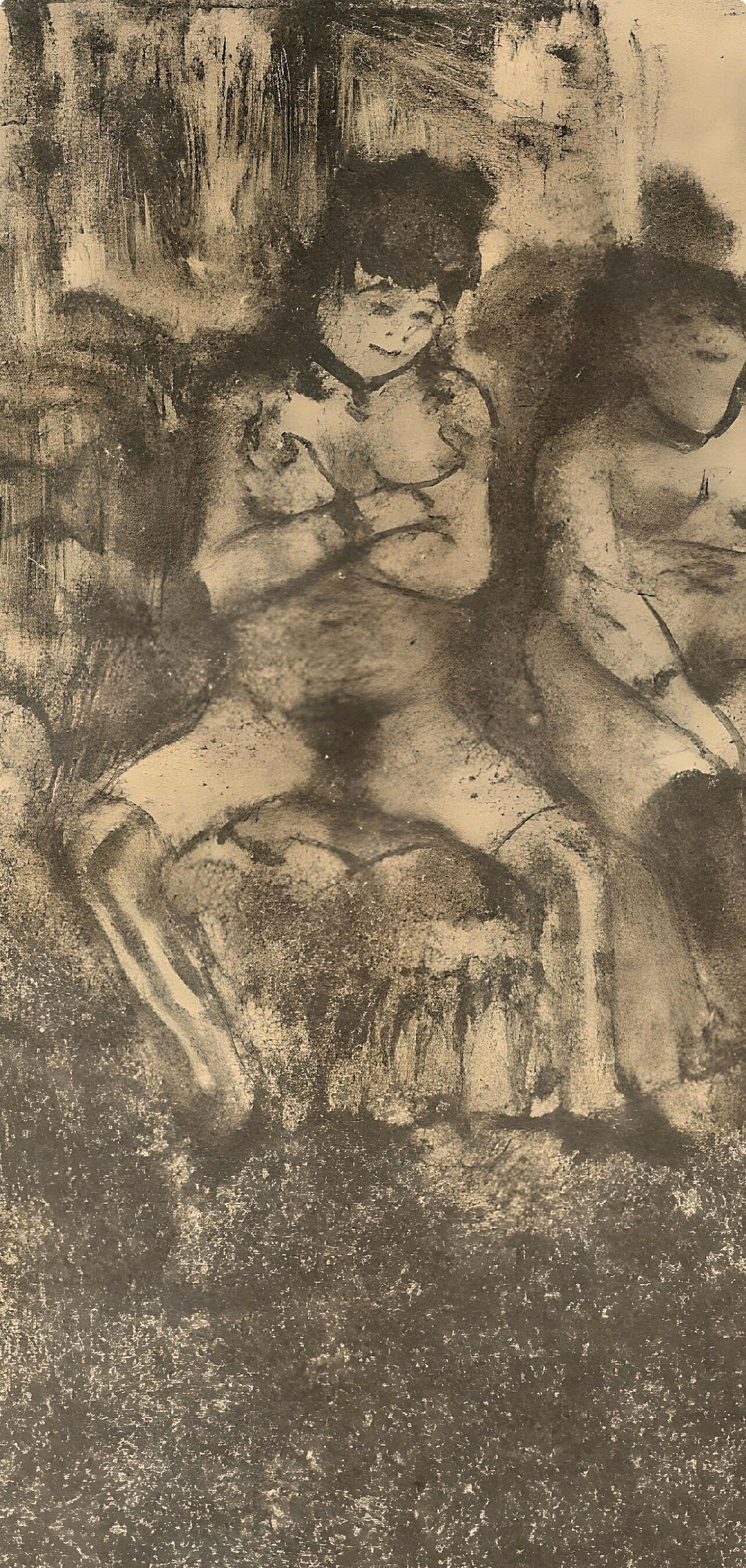 Edgar Degas, On attend les Clients, E. Degas Monotypes, Limited Edition Monotype