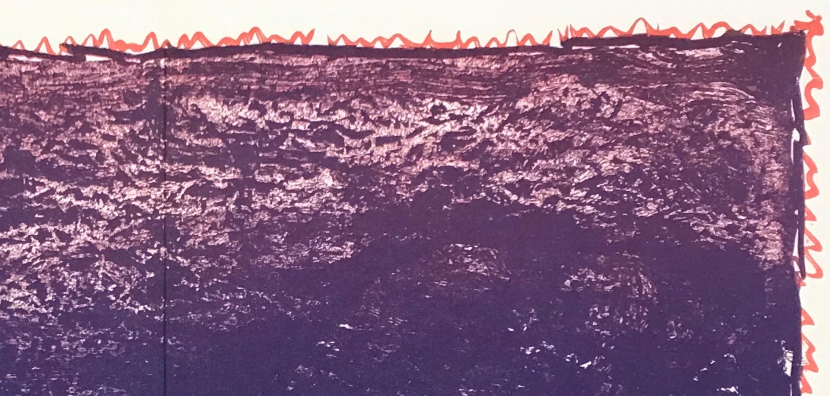 Pierre Alechinsky, Composition, Derrière le miroir, Limited Edition Lithograph