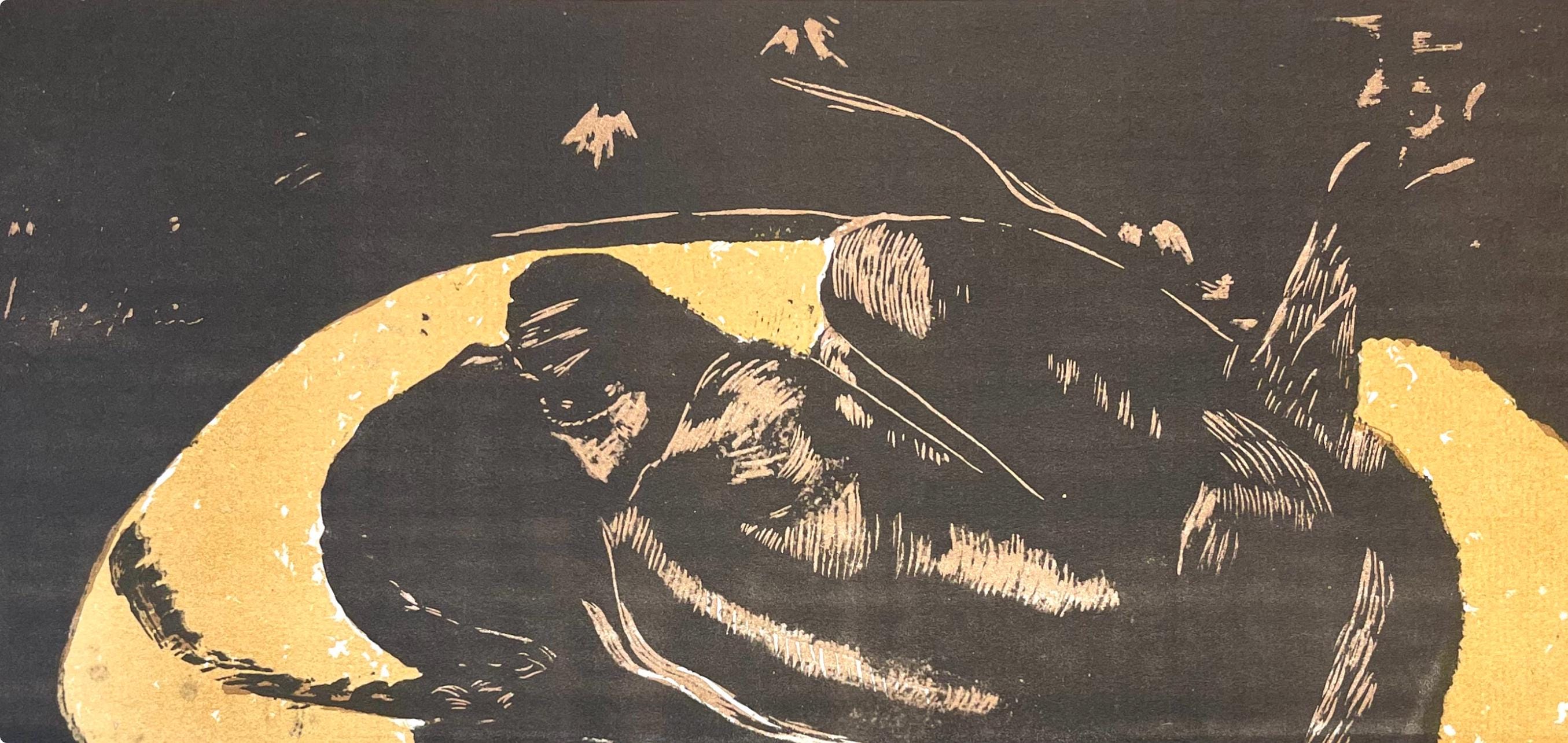 Paul Gauguin, Spirit of the Dead (Manaò tupapaú), Limited Edition Woodcut