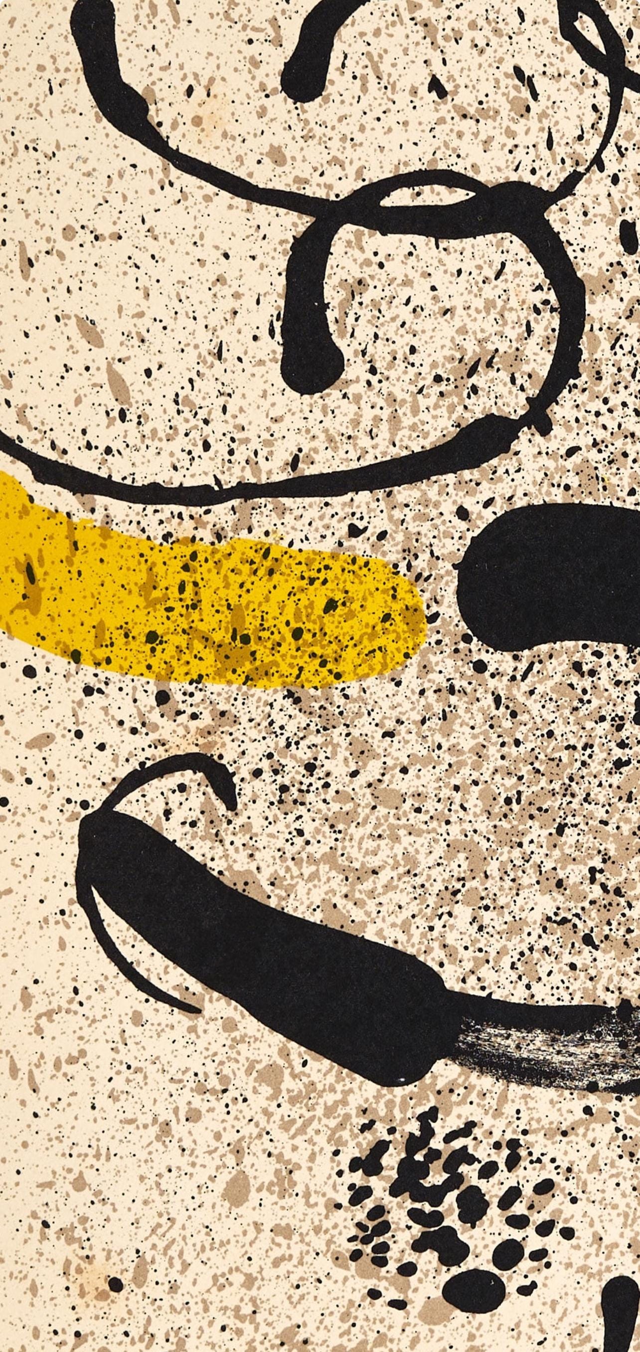 Joan Miró, Composition (Mourlot 745), Derrière le miroir, Limited Edition Lithograph