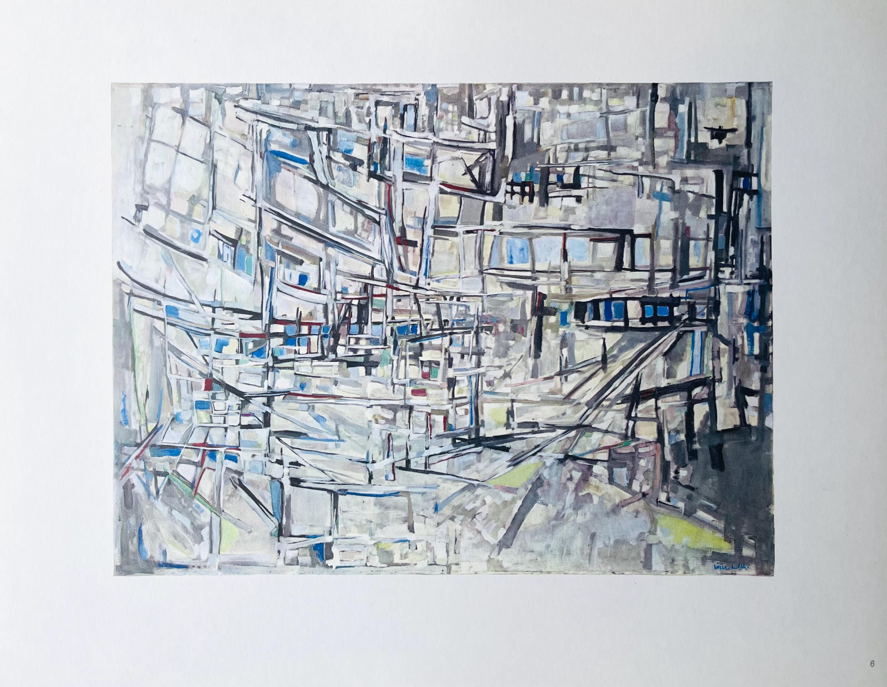 Vieira da Silva, Composition, Vieira da Silva, Peintres d'aujourd'hui, Limited Edition Lithograph