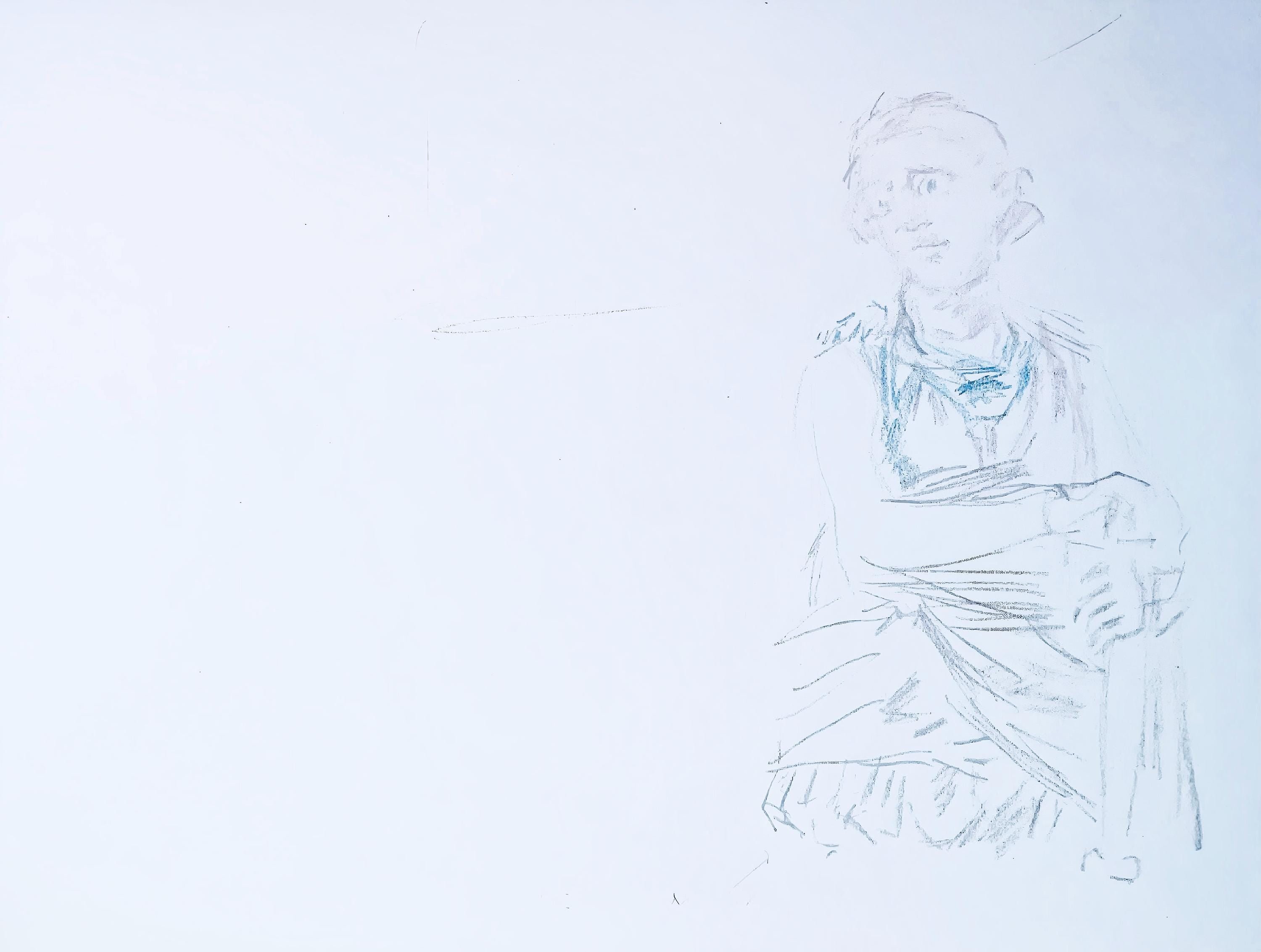 Oskar Kokoschka, Composition, Skizzenbuch der Italienischen Reise 1963, Limited Edition Lithograph