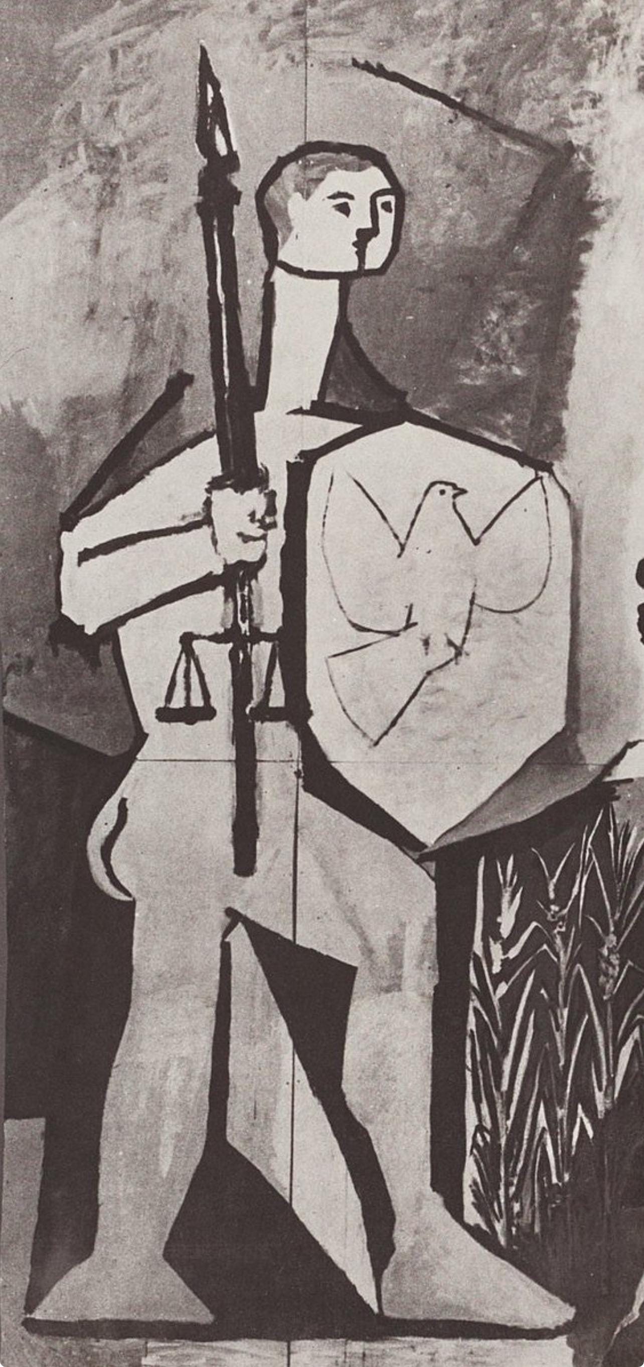 Pablo Picasso, Composition (Cramer 67; Bloch 748; Mourlot 245; Bloch, Books 66), La Guerre et la Paix, Limited Edition Lithograph