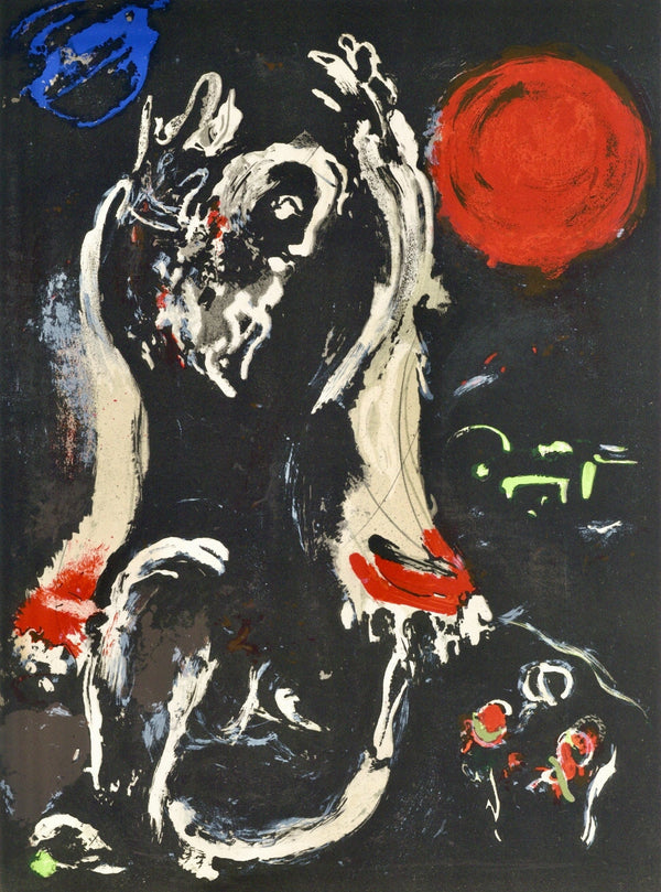 Marc Chagall, Isaiah (Mourlot 117-46; Cramer 25), Drawings from the Bible by Marc Chagall, Verve: Revue, Limited Edition Lithograph