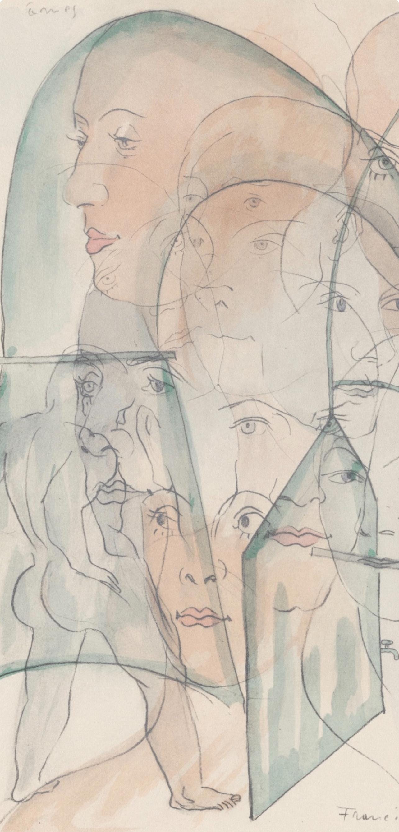 Francis Picabia, Composition, Le Peseur d'âmes (The Weigher of Souls), Limited Edition Lithograph