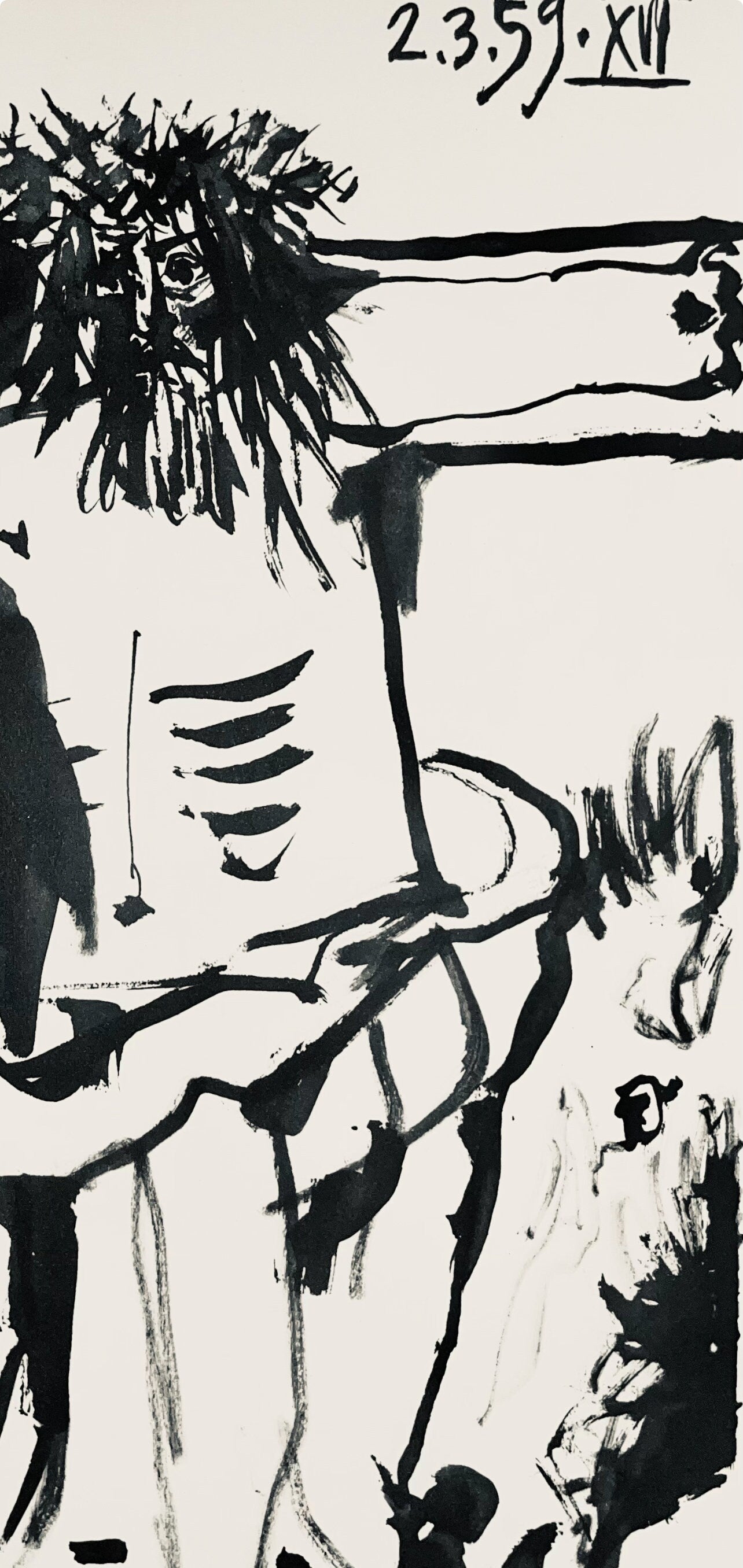 Pablo Picasso, Composition (Bloch 1276; Czwiklitzer 23), Toros y Toreros, Limited Edition Lithograph
