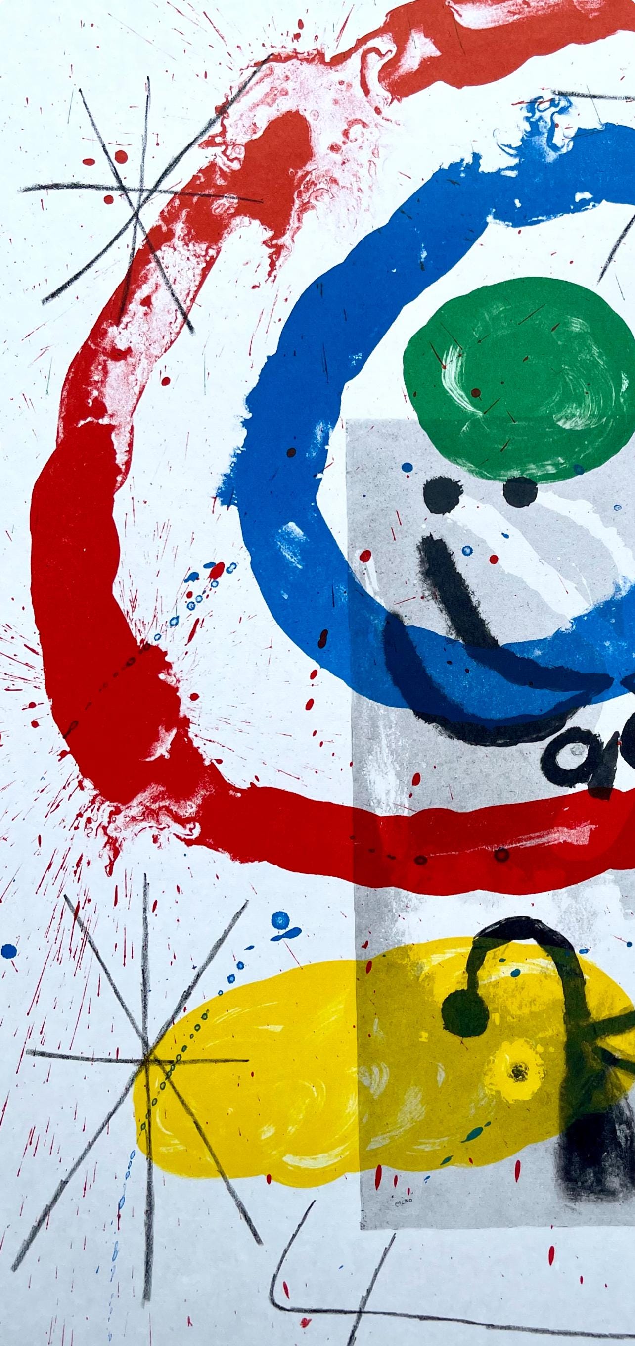 Joan Miró, Composition (Cramer 102; Mourlot 428-449), Derrière le miroir, Limited Edition Lithograph