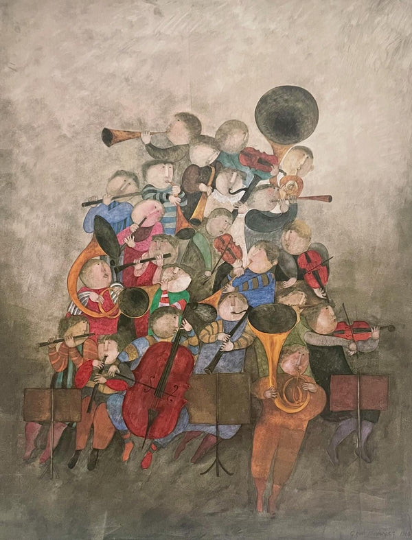 Graciela Rodo Boulanger, Oda a la Alegria, Original Edition Offset Lithograph