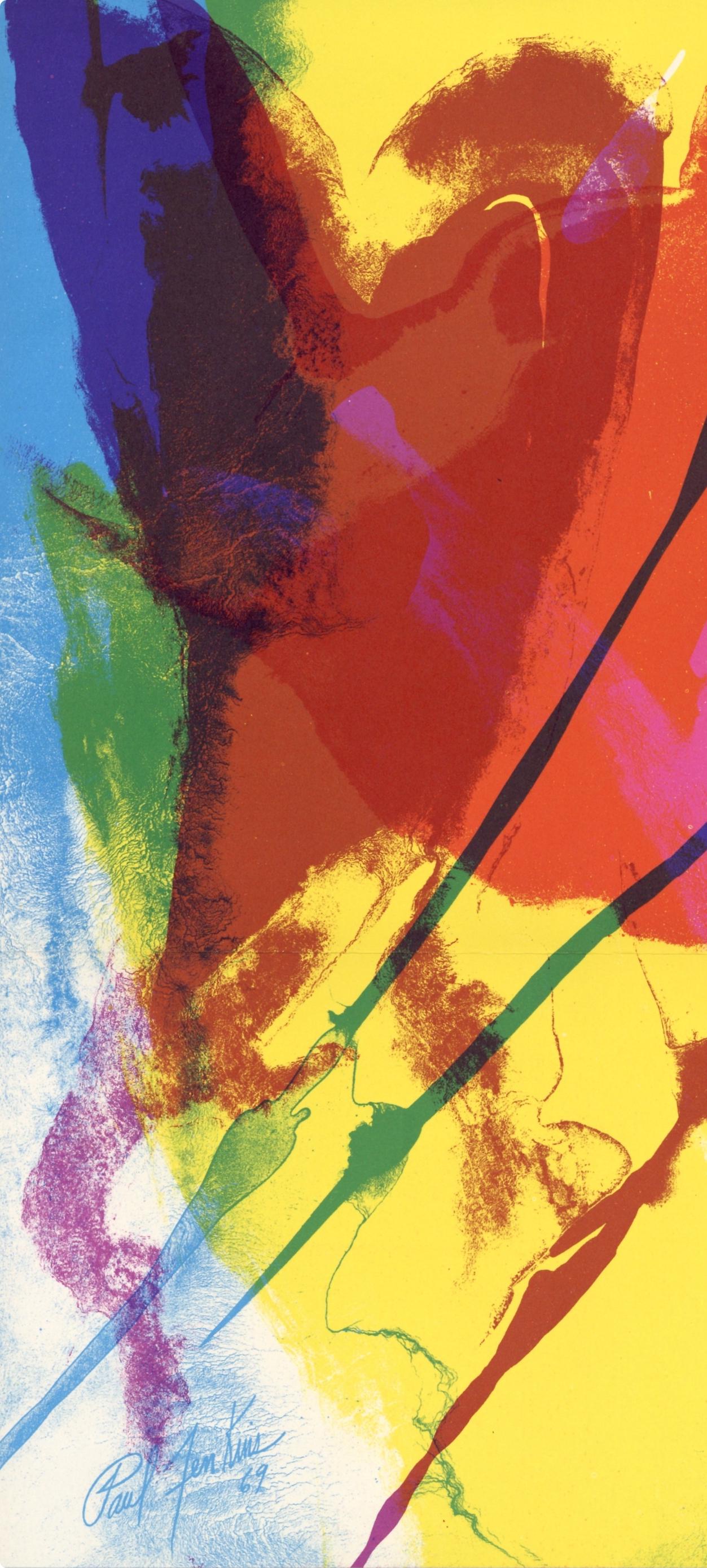 Paul Jenkins, Phenomena, Tide Finder, Art in America, Limited Edition Lithograph