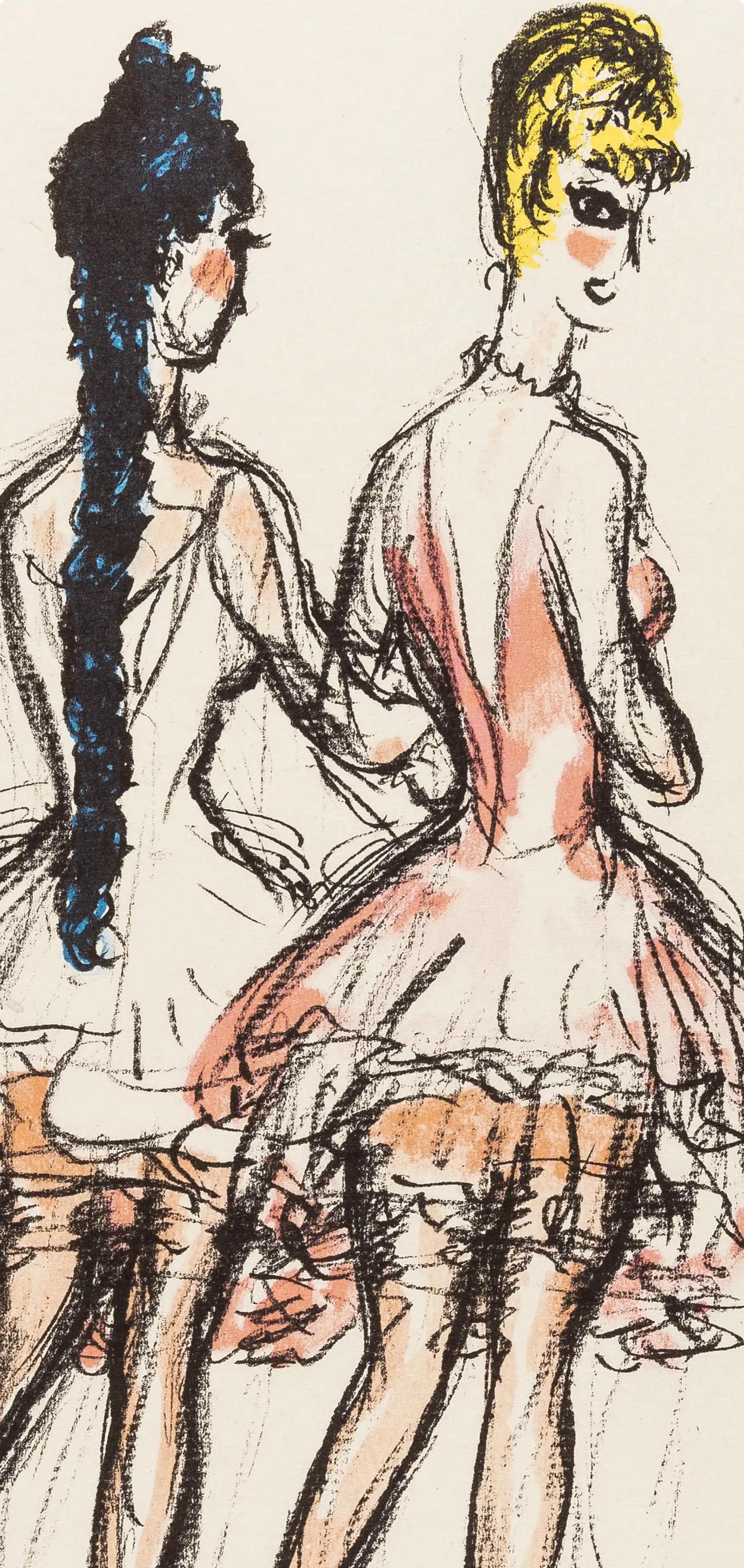 Kees van Dongen, Mannequins (Juffermans JL 33), Regards sur Paris, Limited Edition Lithograph