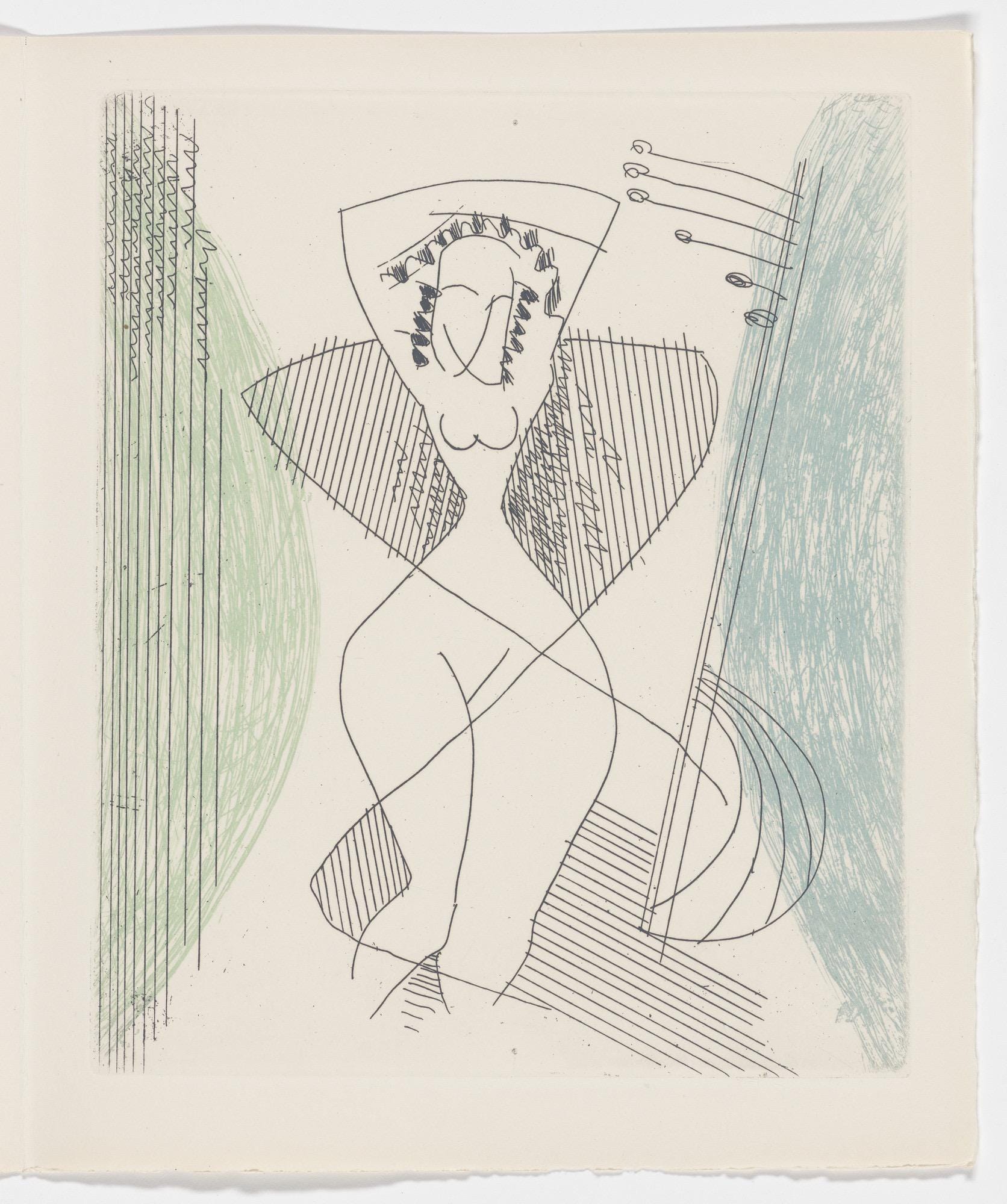Man Ray, Composition, Feuilles éparses, Limited Edition Etching