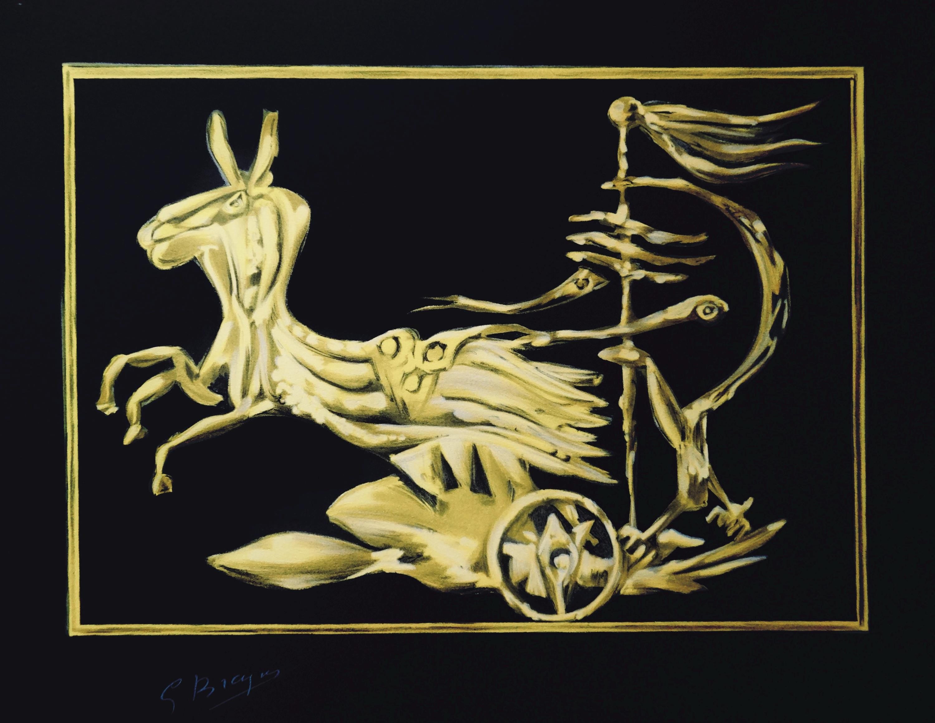 Georges Braque, Composition, Œdipe roi de Sophocle, Limited Edition Lithograph