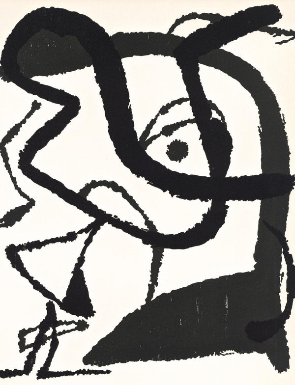 Joan Miró, Composition (Dupin 1292), Miró Graveur, Limited Edition Woodcut