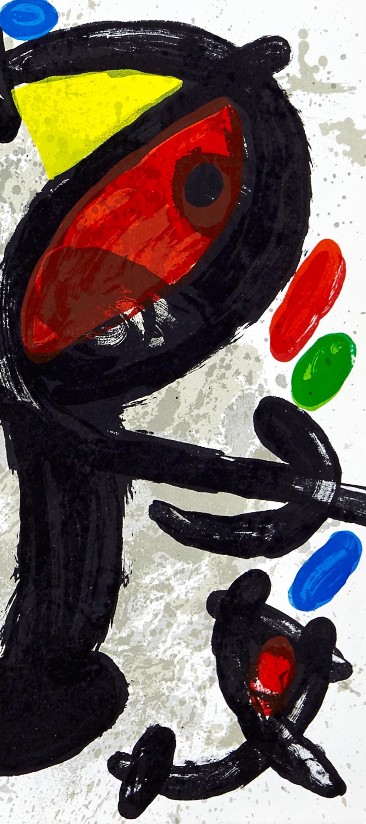 Joan Miró, Composition, Derrière le miroir, Limited Edition Lithograph