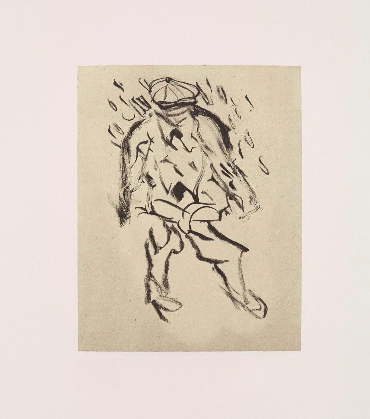 Willem de Kooning, Composition, Poems, Limited Edition Lithograph