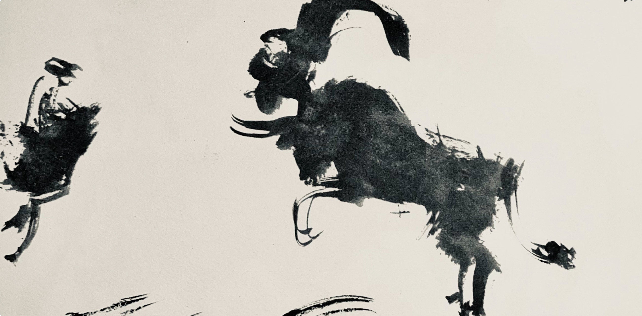 Pablo Picasso, Composition (Bloch 1276; Czwiklitzer 23), Toros y Toreros, Limited Edition Lithograph