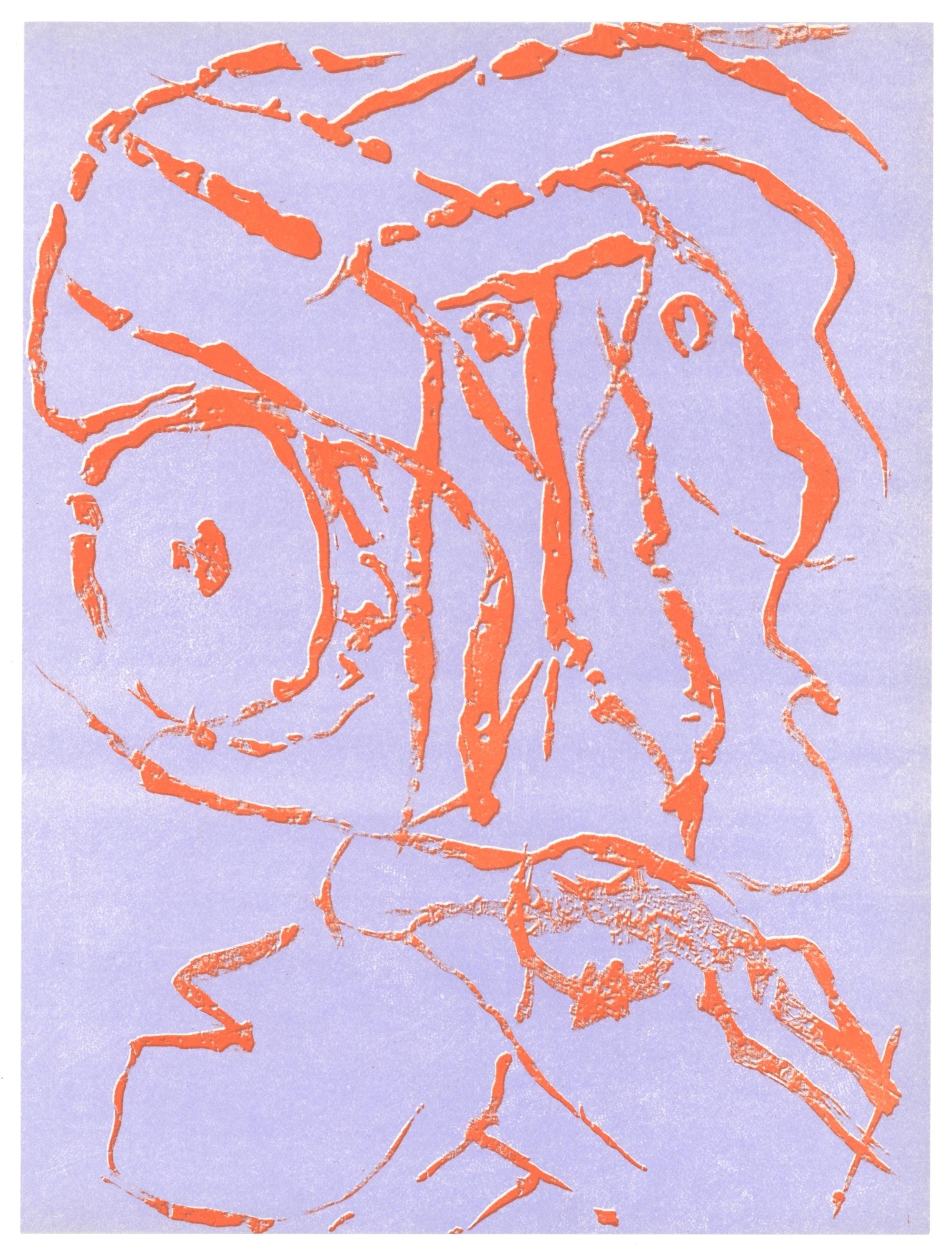Pierre Alechinsky, Composition, XXe siècle, Limited Edition Lithograph