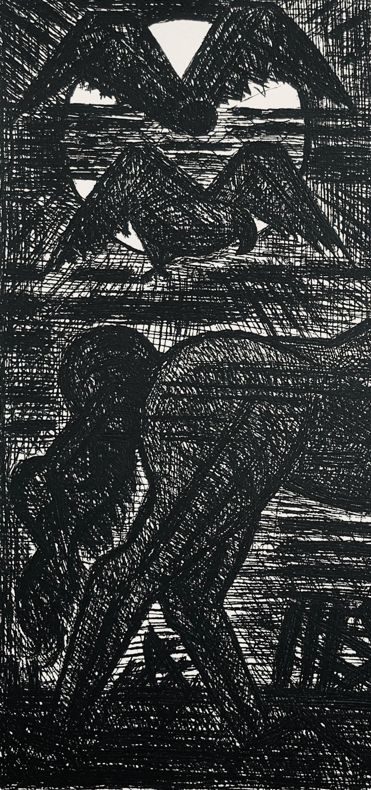 Marcel Gromaire, Présages, Cheval Noir Et Oiseaux De Nuit, Scène IX, Shakespeare, Macbeth, Eaux-fortes de Gromaire, Limited Edition Etching