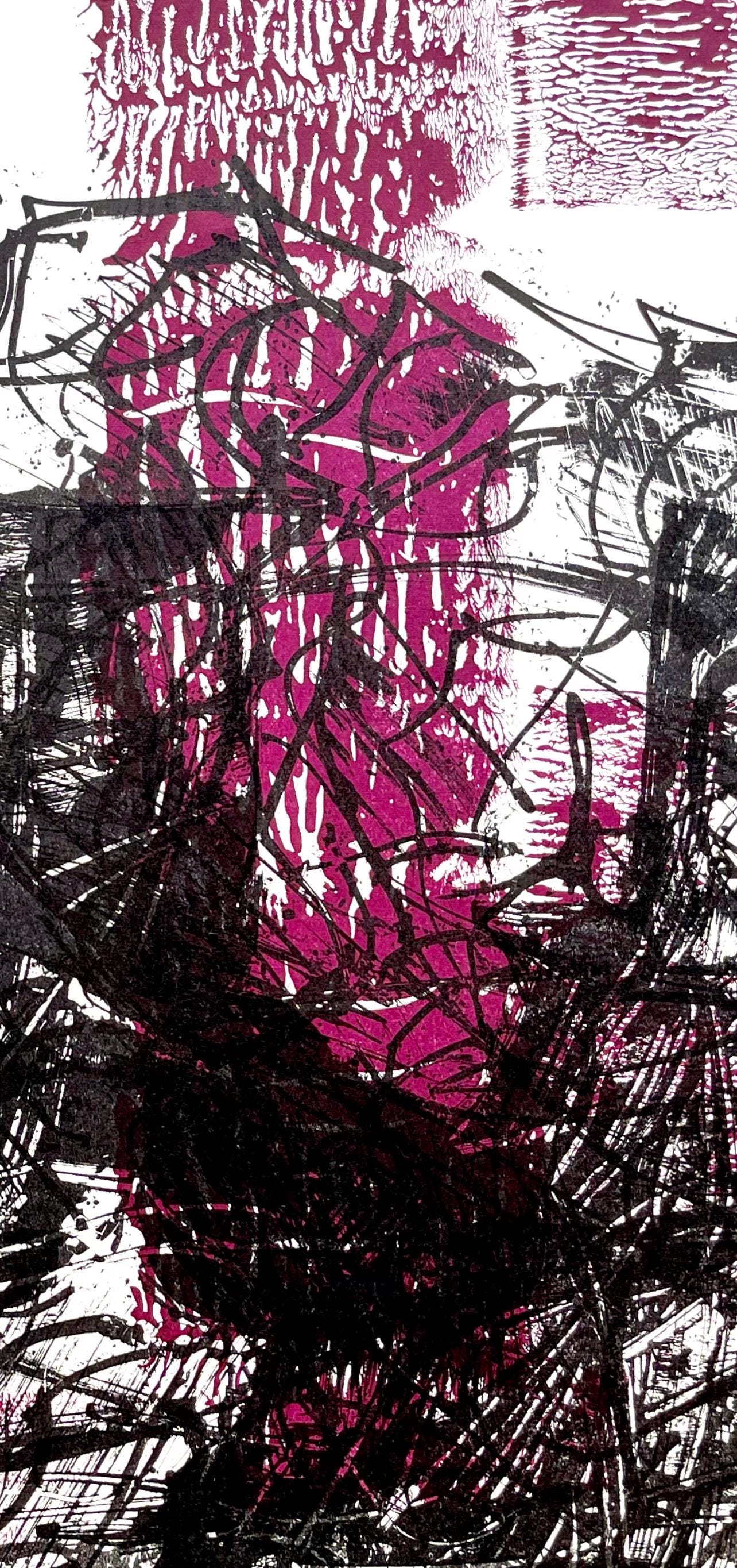 Jean-Paul Riopelle, Composition, Derrière le miroir, Limited Edition Lithograph