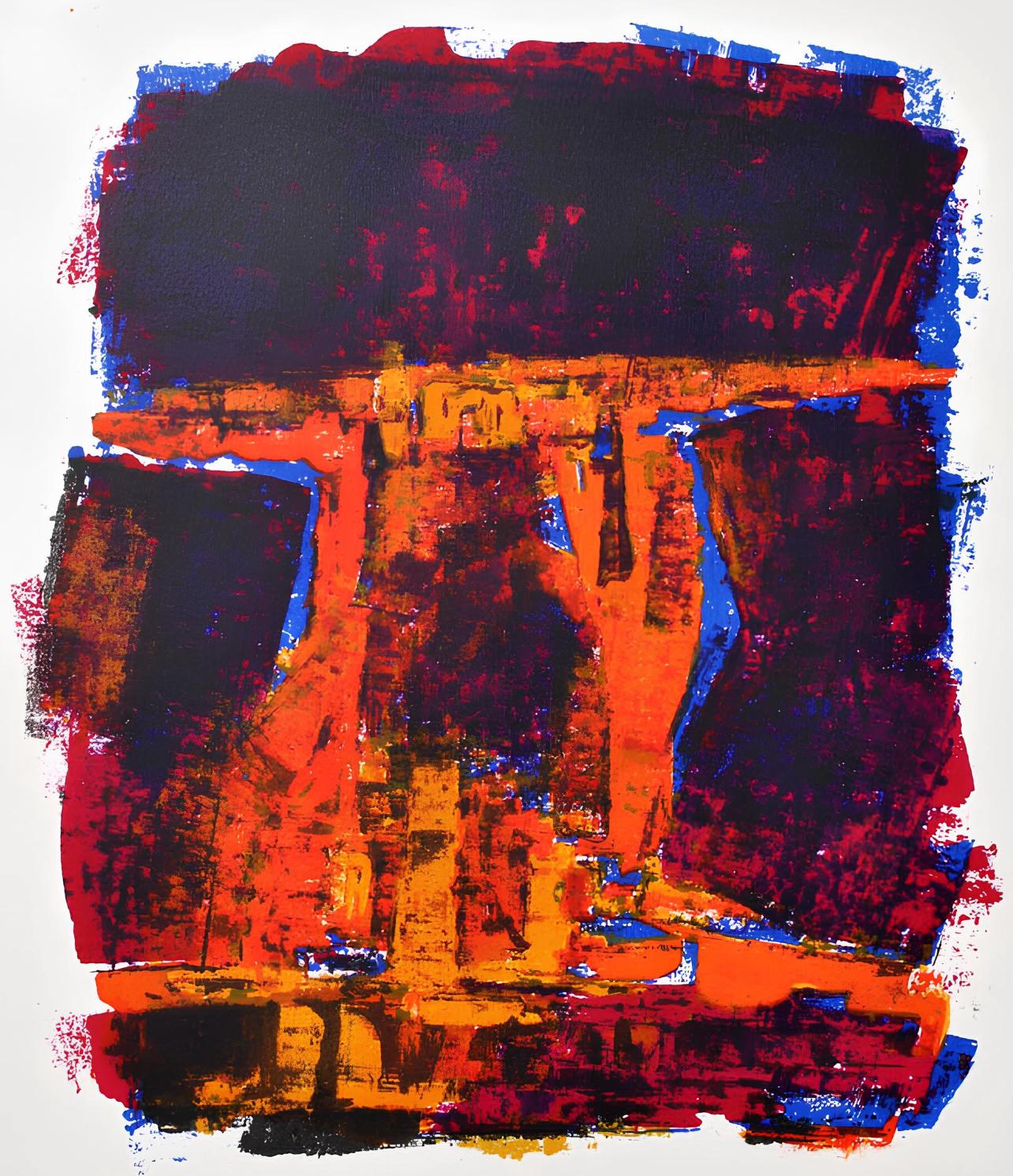 Orlando Pelayo, Composition, Œuvres complètes d'Albert Camus, Limited Edition Lithograph