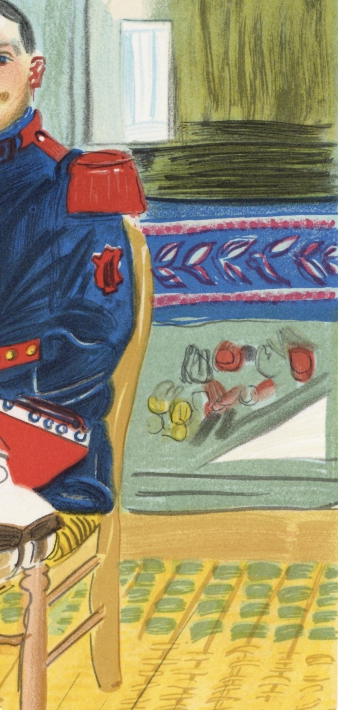 Raoul Dufy, Le Flûtiste, réplique, Lettre à mon peintre Raoul Dufy, Limited Edition Lithograph