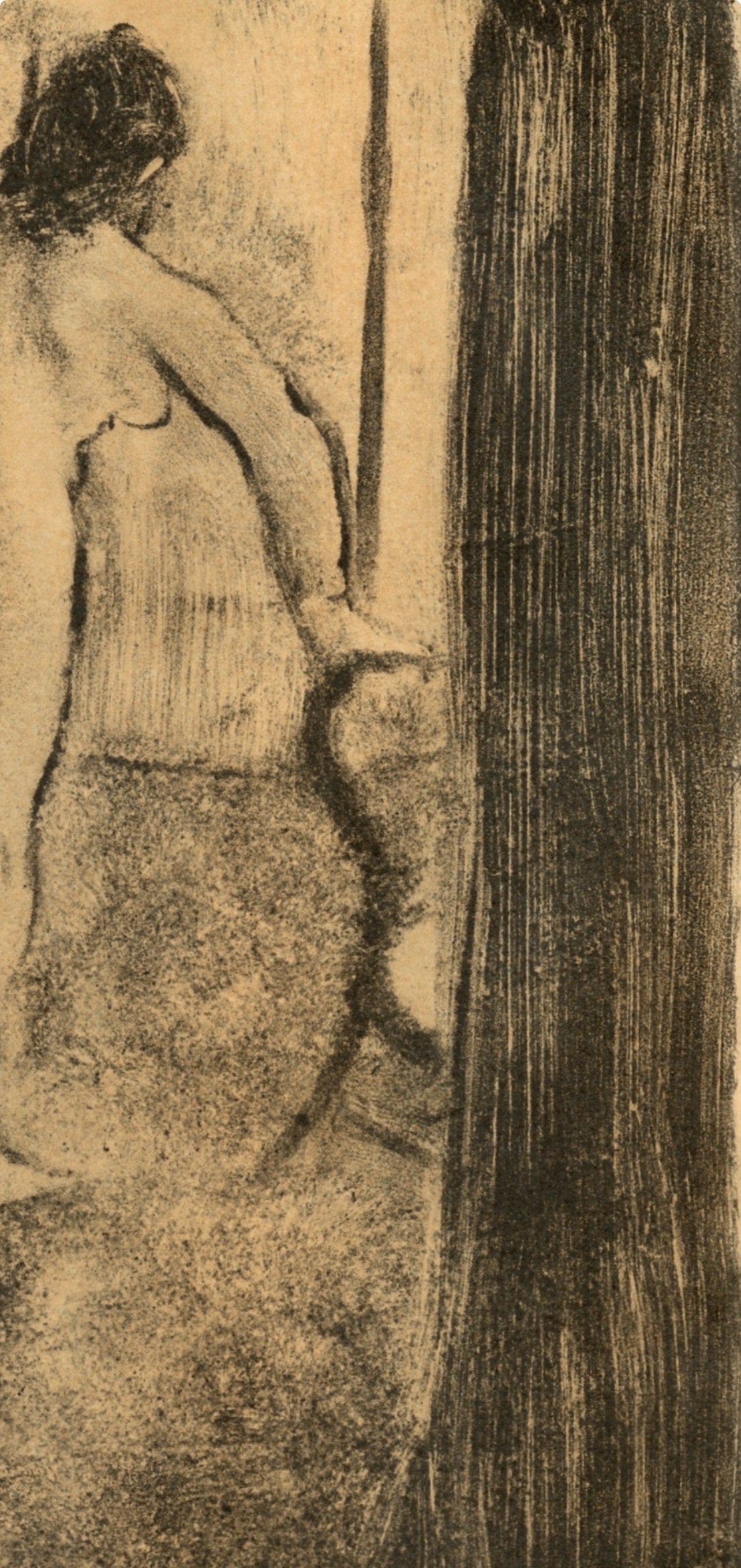 Edgar Degas, Nu debout, E. Degas Monotypes, Limited Edition Monotype