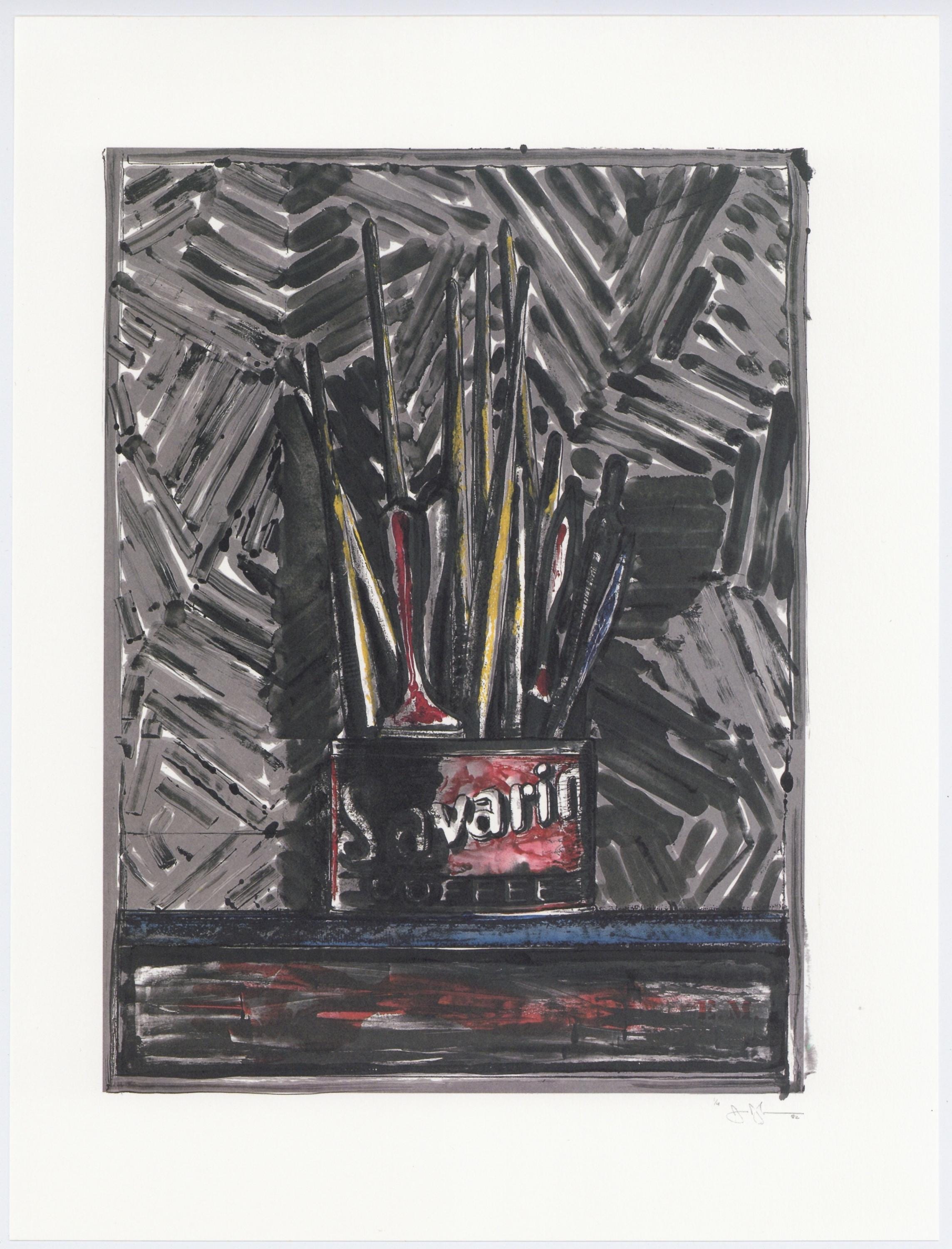 Jasper Johns, Composition, Jasper Johns, 17 Monotypes, Limited Edition Héliogravure
