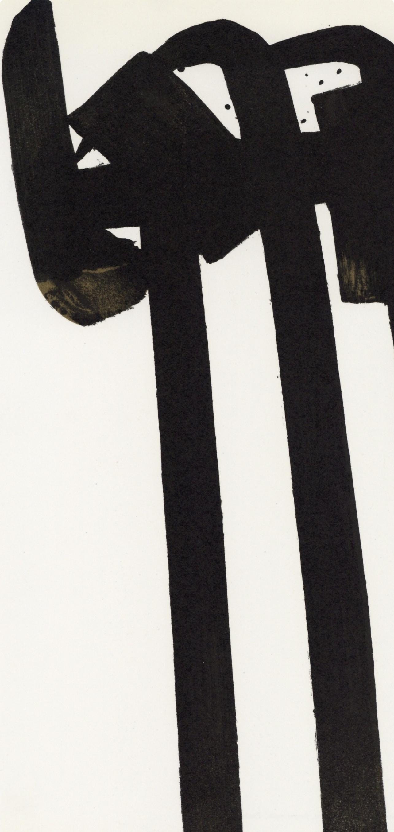 Pierre Soulages, Composition, XXe siècle, Limited Edition Lithograph