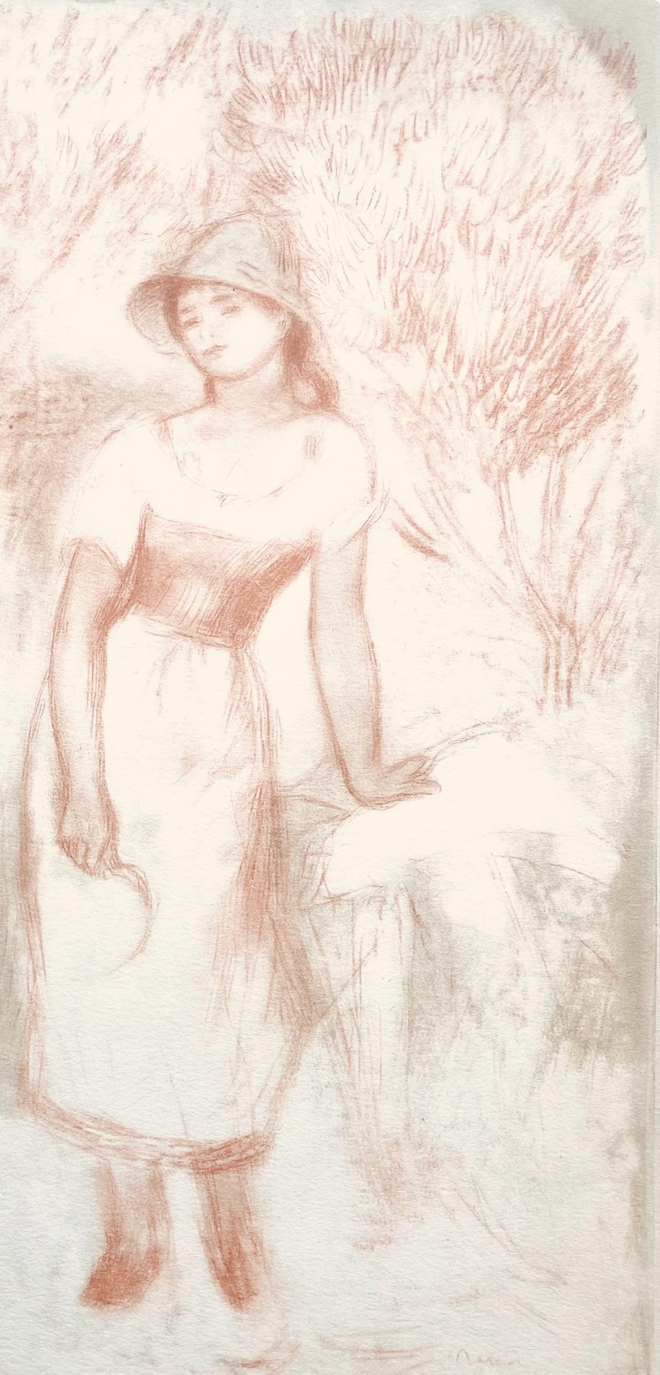 Pierre-Auguste Renoir, Composition, Seize Aquarelles et Sanguines de Renoir, Limited Edition Lithograph