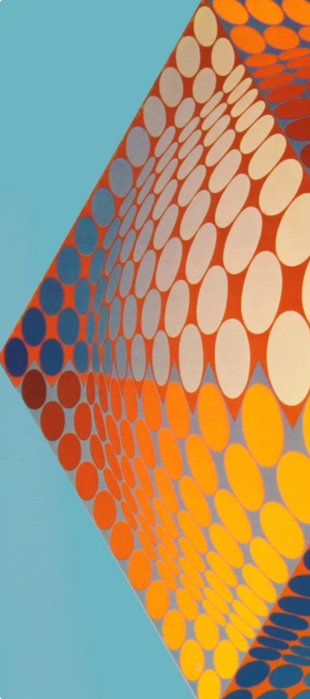 Victor Vasarely, Composition, Hexagone, Limited Edition Héliogravure