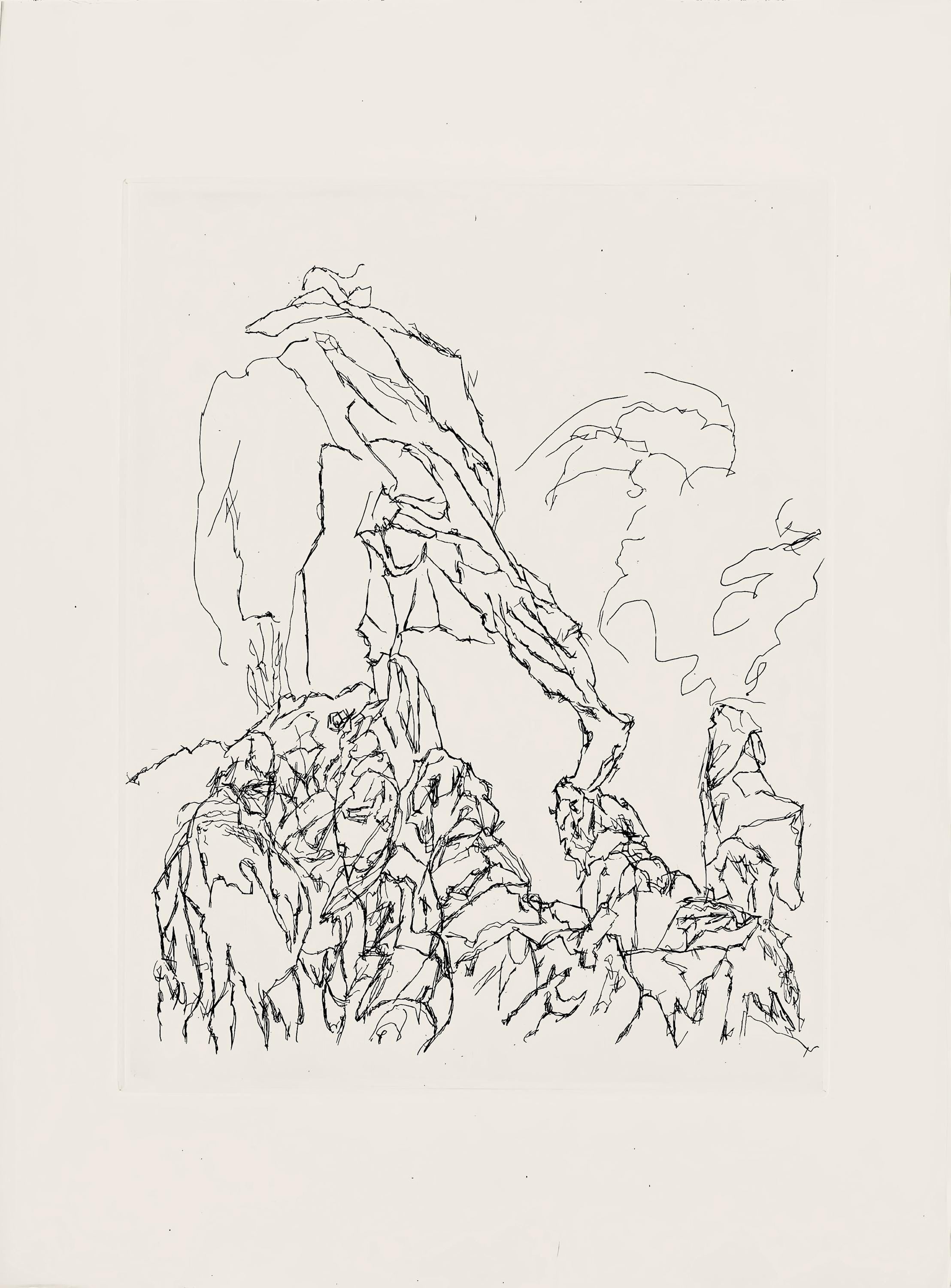 Jacques Villon, Composition (Ginestet/Pouillon 42-64), Hésiode, Les Travaux et les Jours, Limited Edition Etching