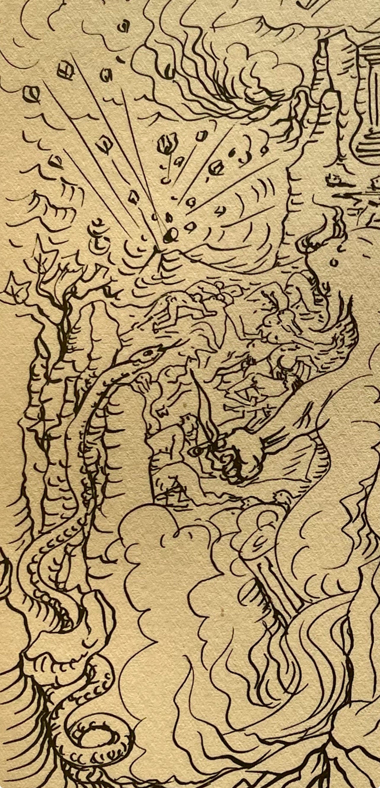 André Masson, La Grèce tragique, Masson Dessins, Limited Edition Lithograph