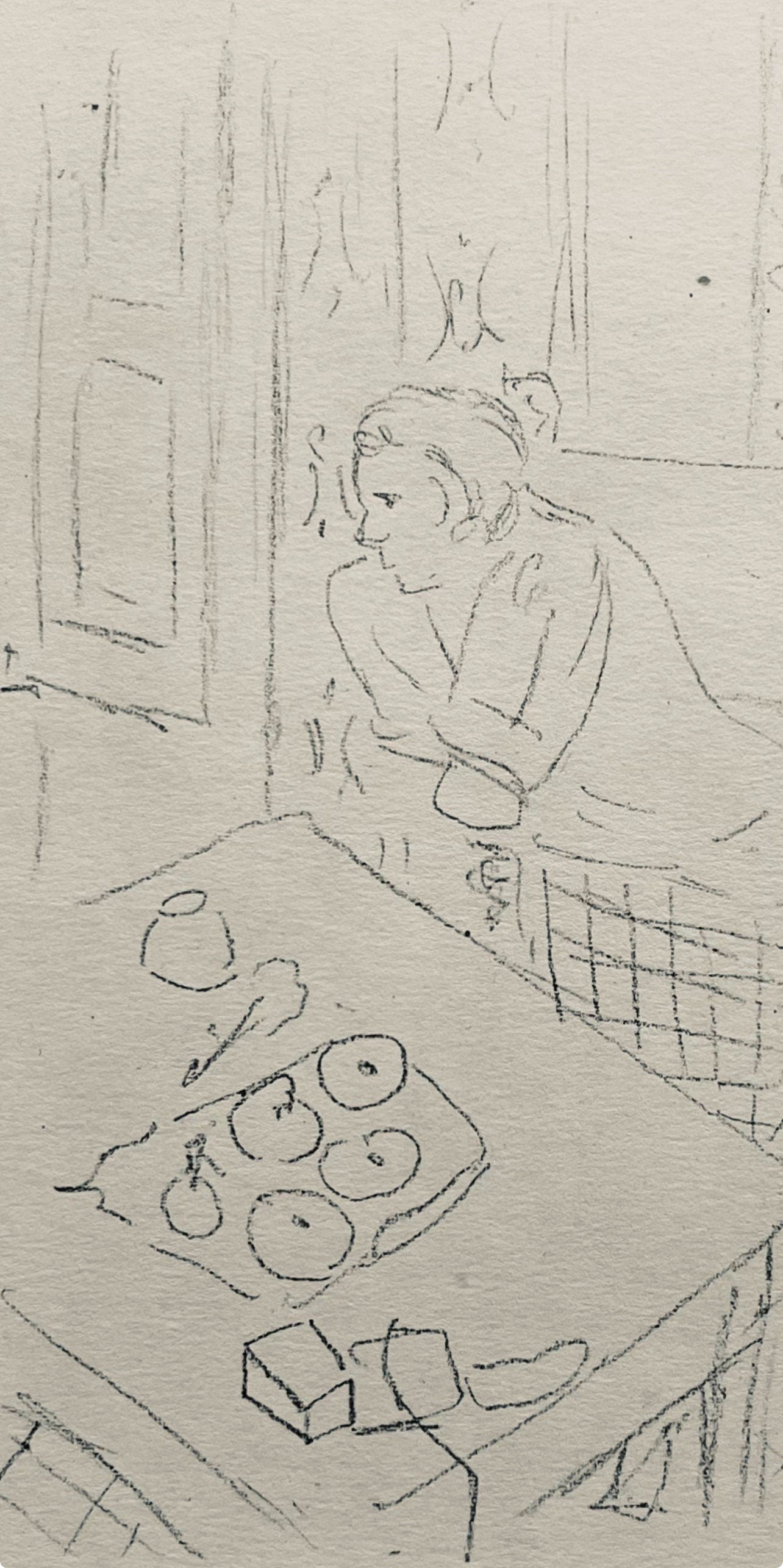 Henri Matisse, Composition (Dutel 3), Dessins de Henri-Matisse, Limited Edition Lithograph