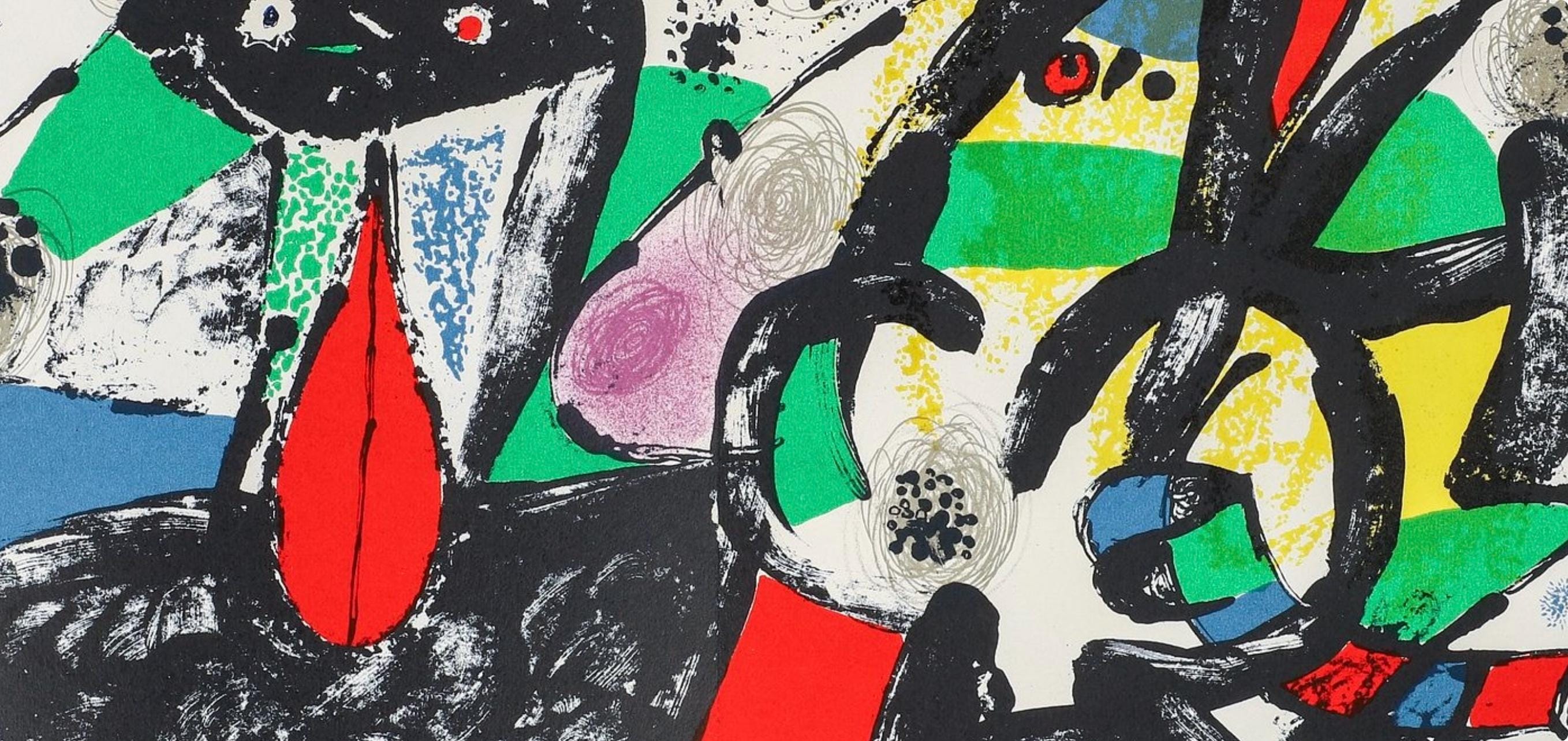 Joan Miró, Composition, XXe siècle, Limited Edition Lithograph