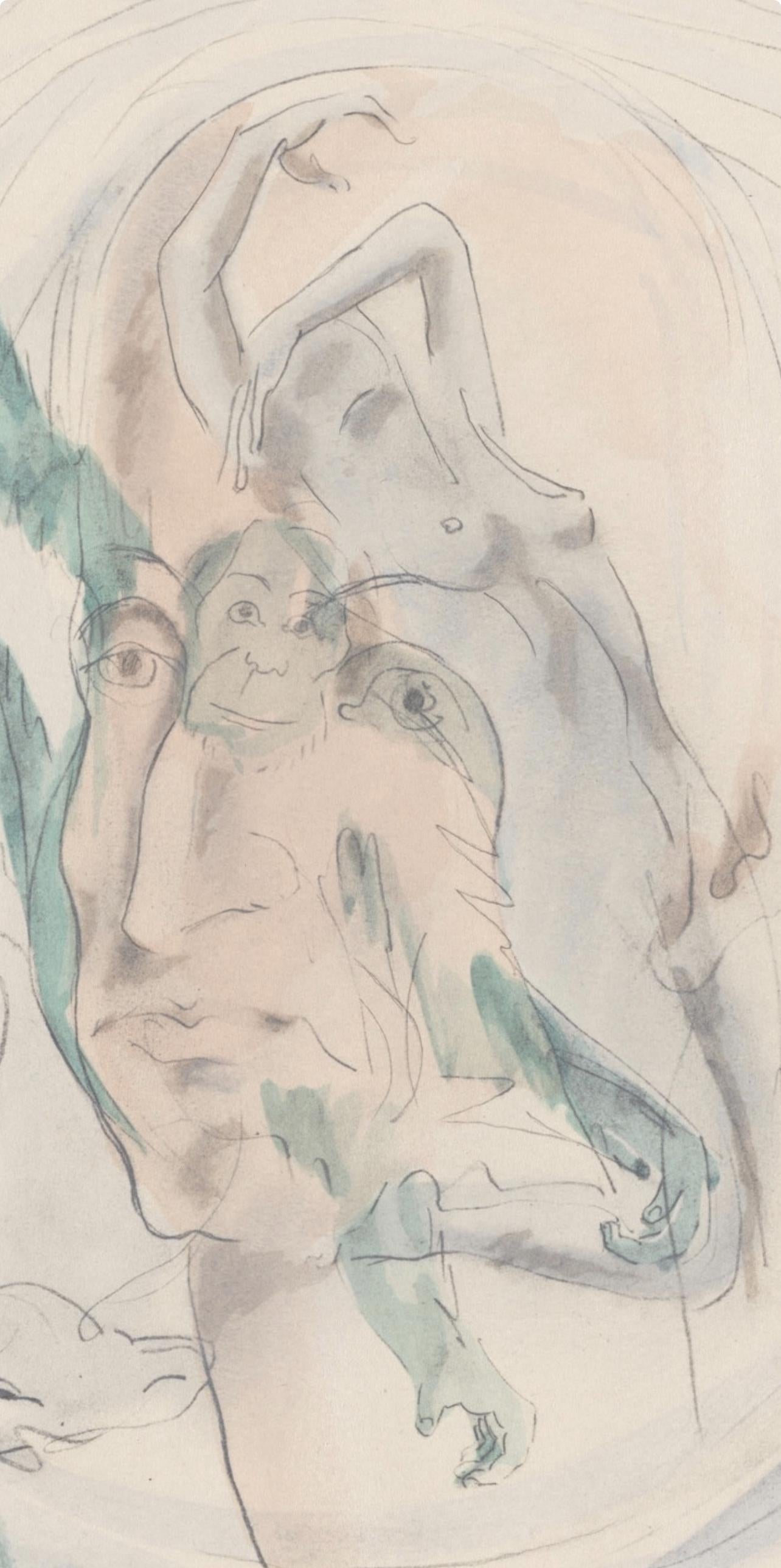 Francis Picabia, Composition, Le Peseur d'âmes (The Weigher of Souls), Limited Edition Lithograph