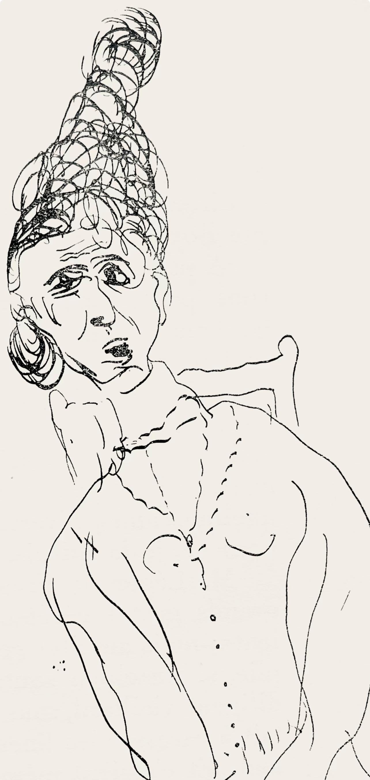 Marc Chagall, Composition, Suite Provinciale avec 92 dessins inédits de Marc Chagall, Limited Edition Lithograph