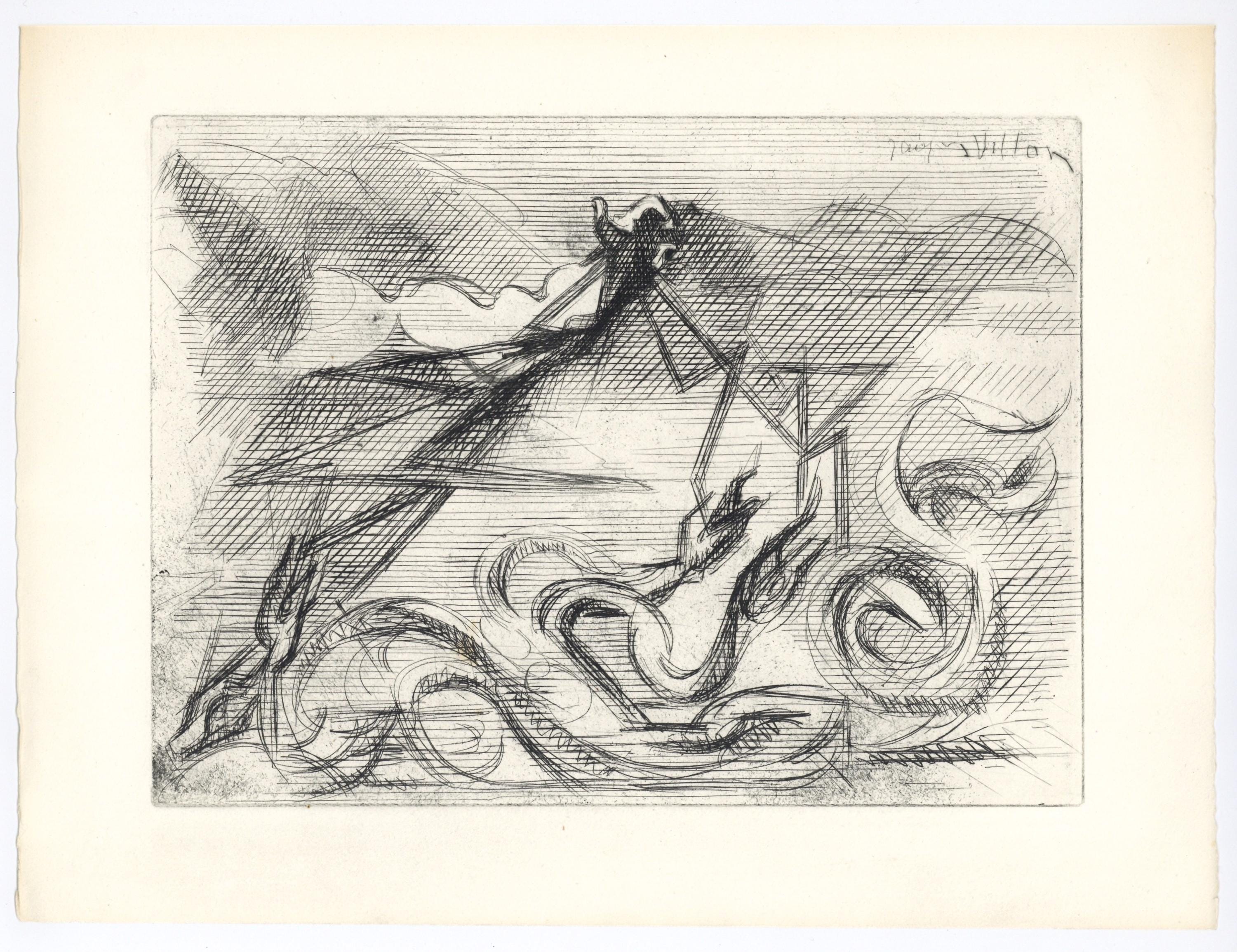 Jacques Villon, Composition, Alternance, Limited Edition Etching