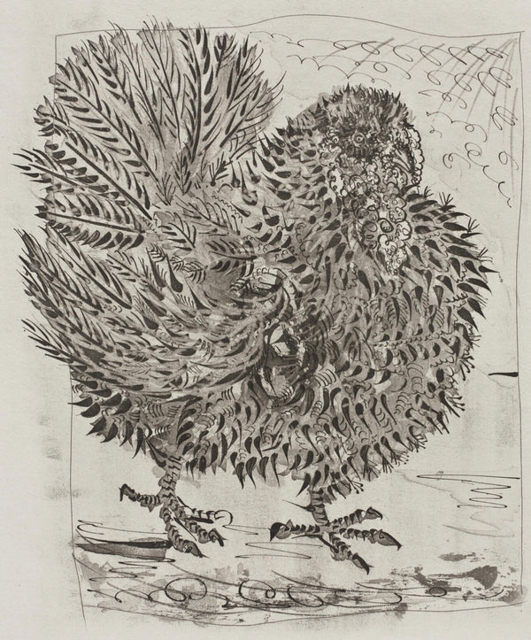 Pablo Picasso, Le Dindon, Histoire naturelle, Limited Edition Lithograph