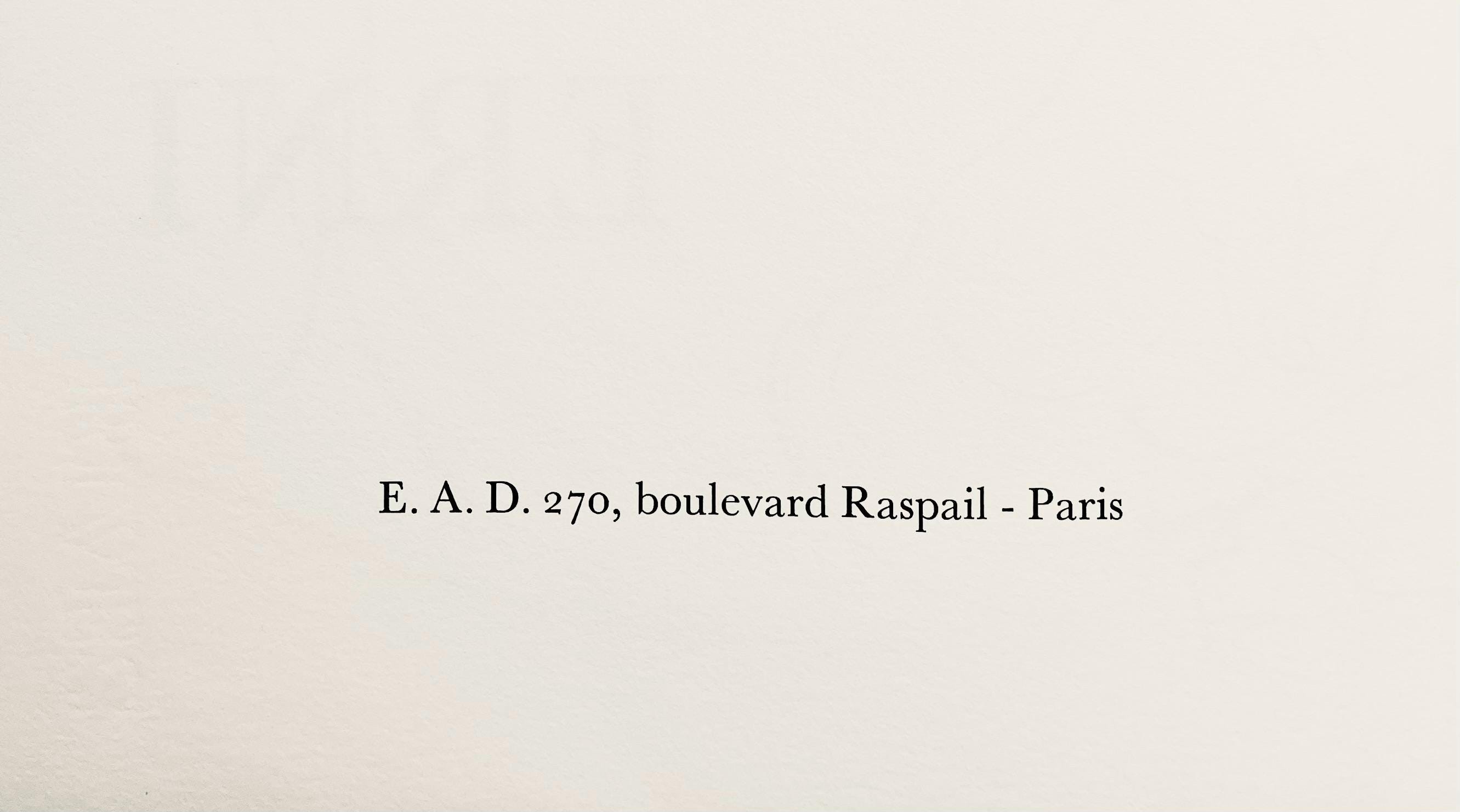 Hans Erni, Composition, Réflexions Simples Sur Le Corps, Limited Edition Lithograph