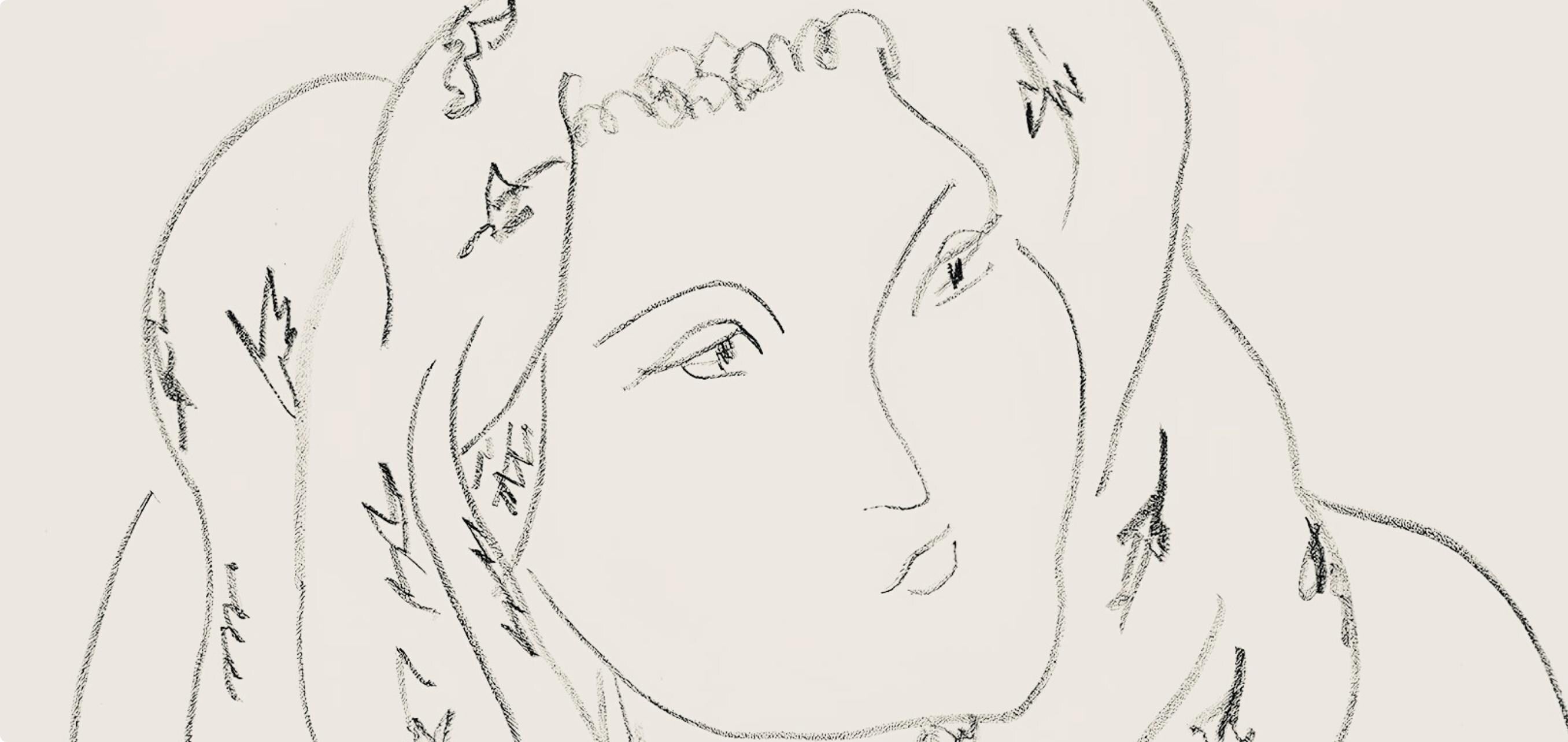 Henri Matisse, Série L, var. 12 (Duthuit 9), Henri Matisse, Dessins, Thèmes et variations, Limited Edition Lithograph