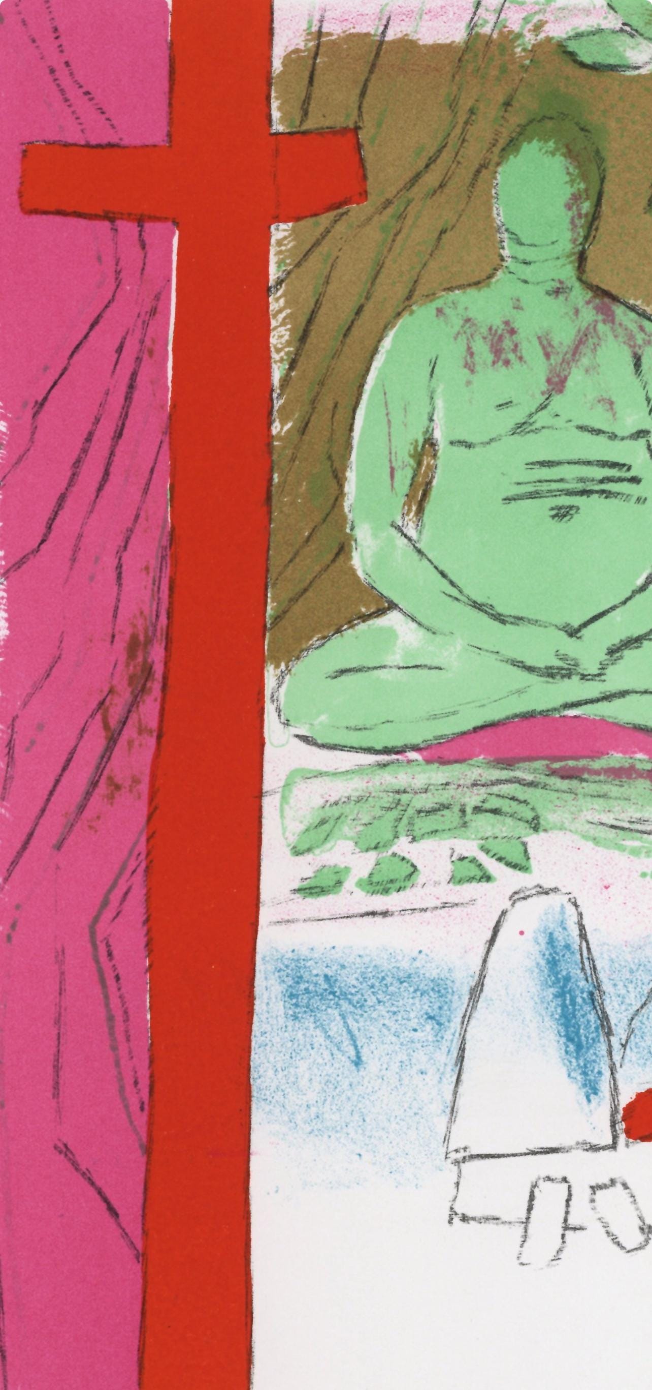 Paul Guiramand, Composition, L'Odyssée, Limited Edition Lithograph