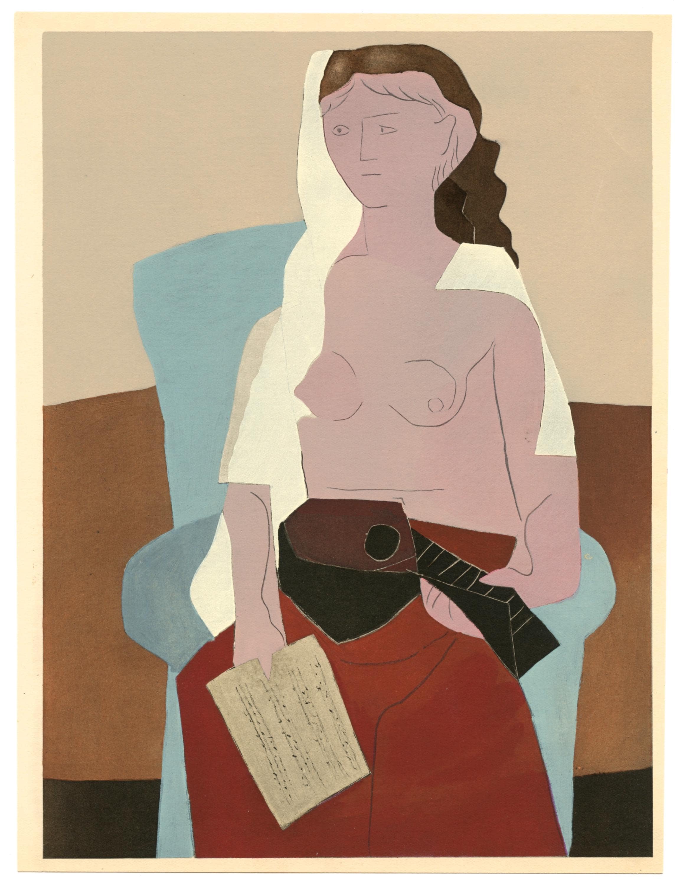 Pablo Picasso, Composition (Cramer 18; Bloch 98; Reuße 31), Pablo Picasso, Limited Edition Lithograph