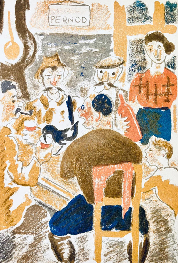 Maurice Mourlot, Composition, de Goupil a Margot, Histoires De Bêtes, Limited Edition Lithograph