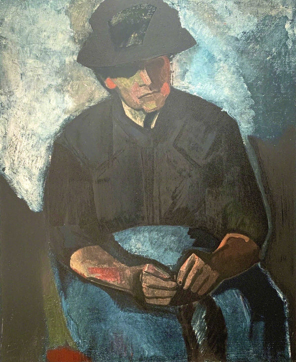 Charles Dufresne, Femme au Tablier Bleu, Collection Pierre Lévy, Limited Edition Lithograph