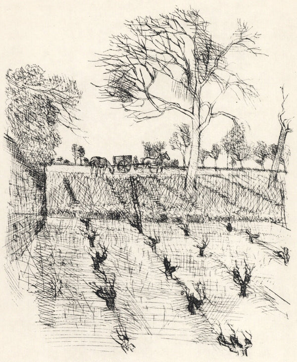 Maurice Brianchon, L'Hiver, Vins, Fleurs et Flammes, Limited Edition Lithograph