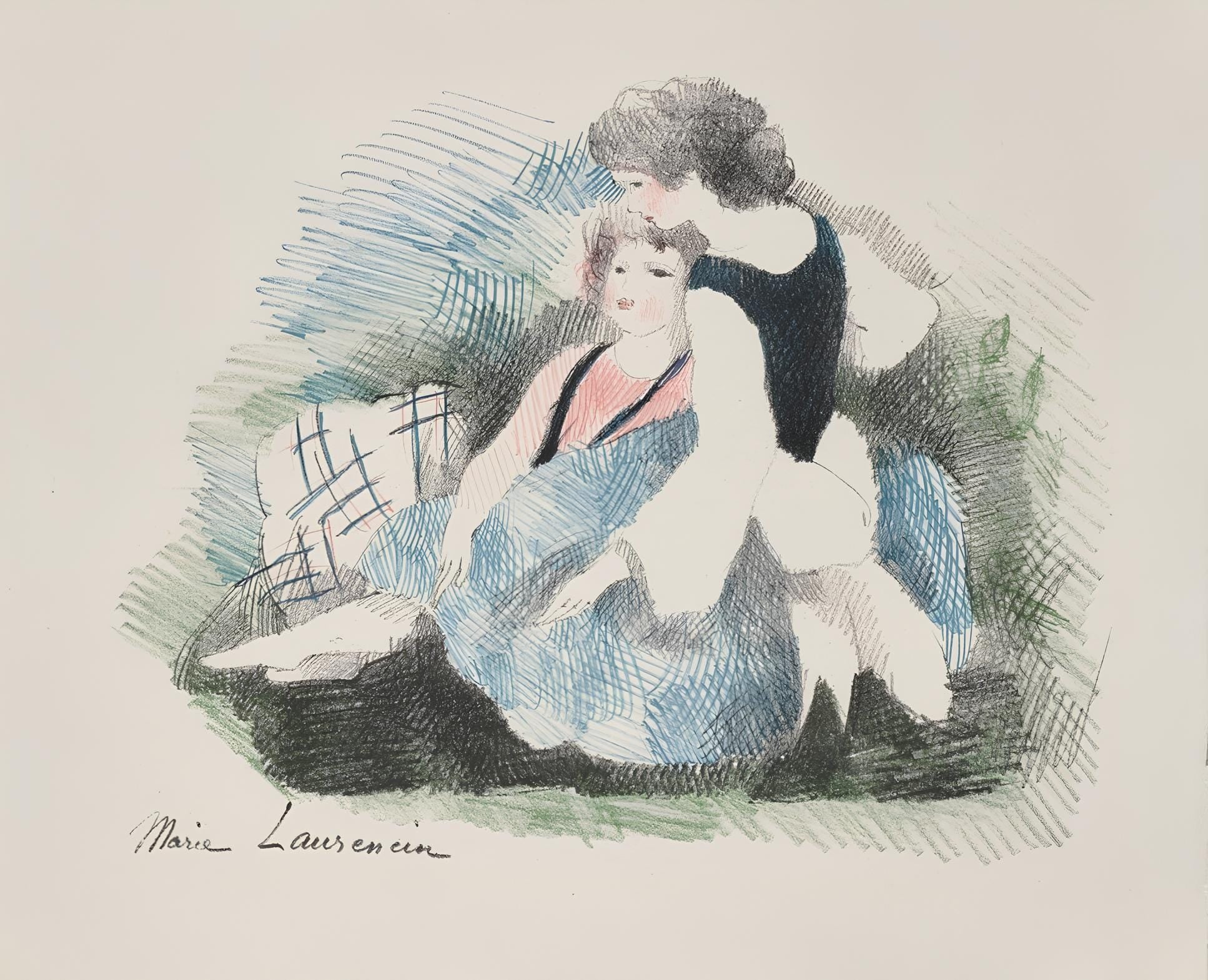 Marie Laurencin, Composition, Alice's Adventures in Wonderland, Limited Edition Lithograph