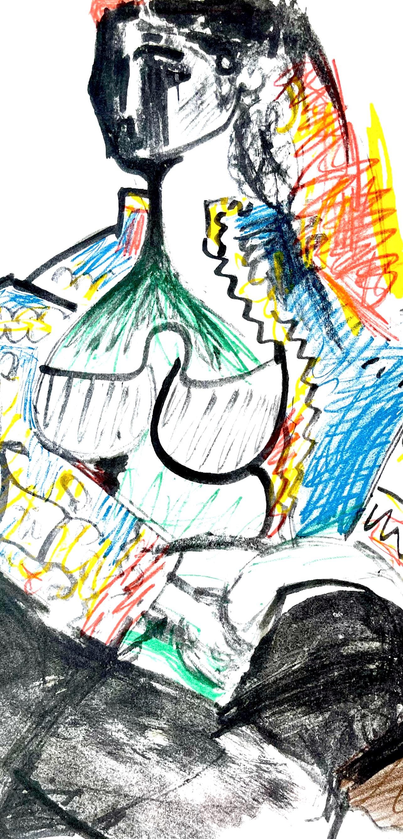 Pablo Picasso, Composition (Cramer 101), Carnet de la Californie, Limited Edition Lithograph
