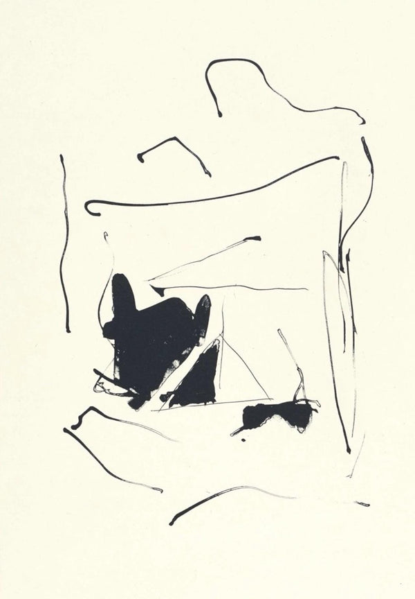 Robert Motherwell, Burnt Water (Belknap 354-380; Engberg/Banach 415-441), Three Poems, Limited Edition Lithograph