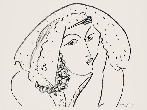 Henri Matisse, Série I, var. 6 (Duthuit 9), Henri Matisse, Dessins, Thèmes et variations, Limited Edition Lithograph